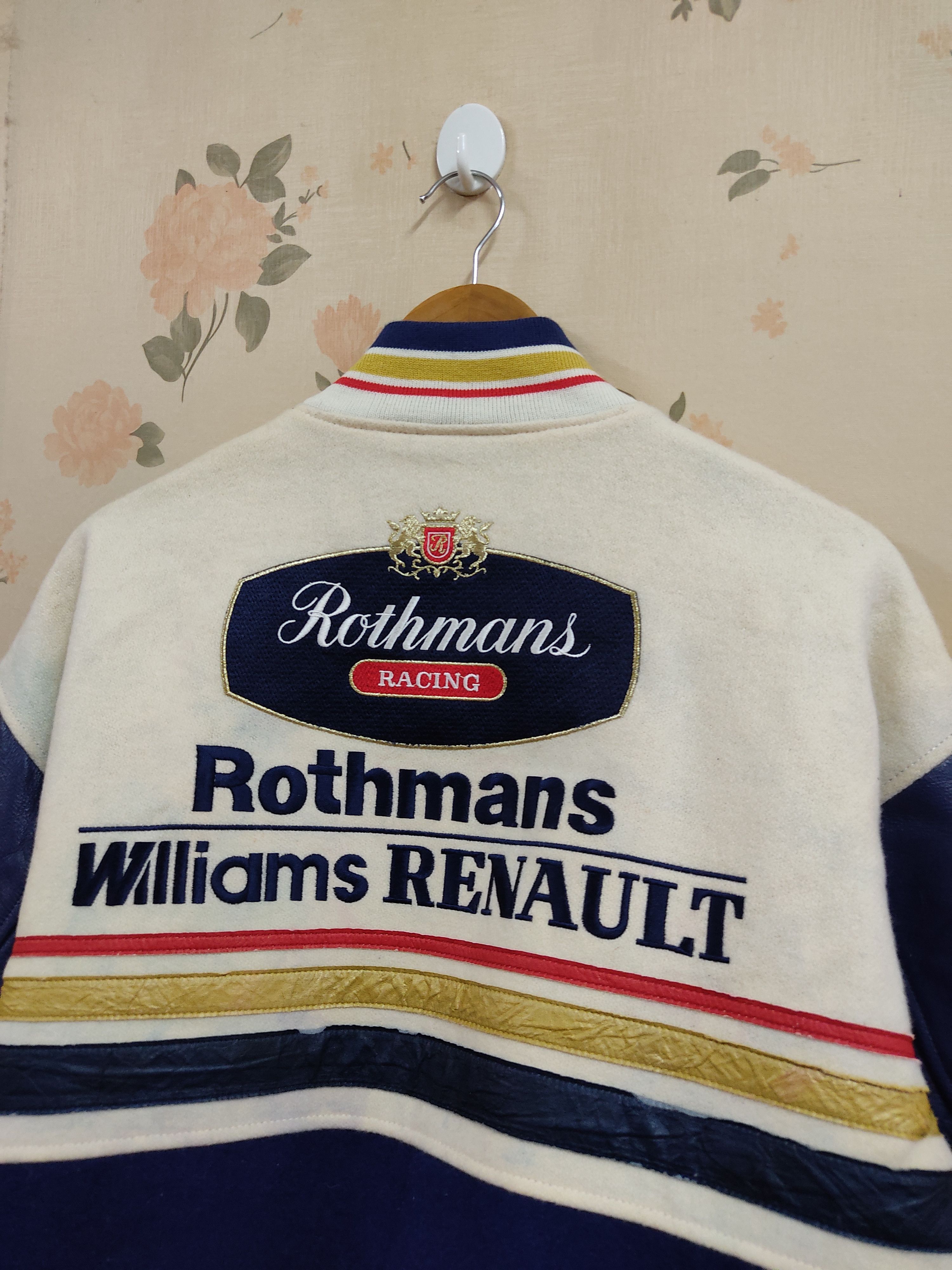 Gear for Sports Vintage Rothmans Williams Renault Racing Varsity Jacket Size US L / EU 52-54 / 3 - 2 Thumbnail