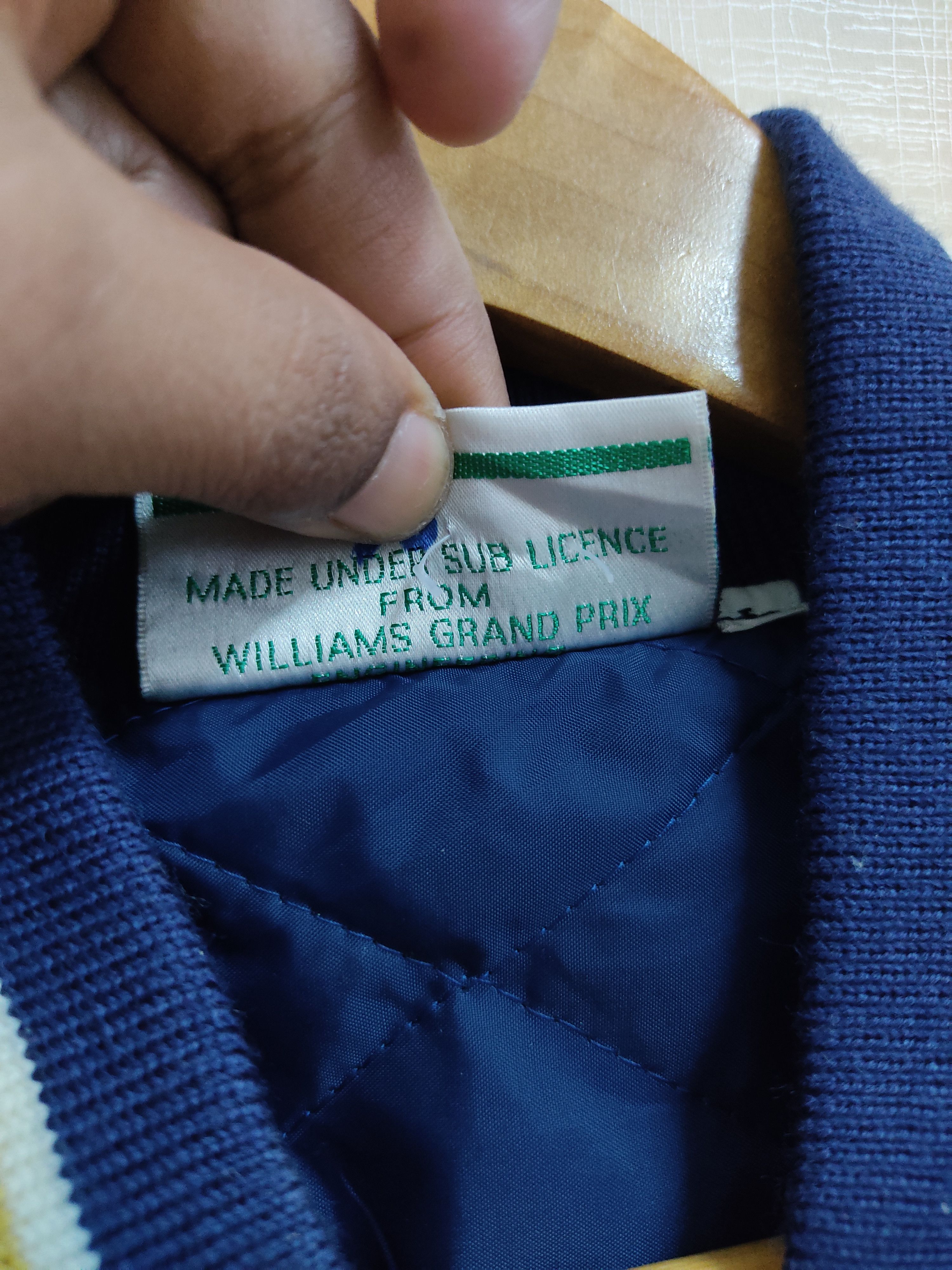 Gear for Sports Vintage Rothmans Williams Renault Racing Varsity Jacket Size US L / EU 52-54 / 3 - 4 Thumbnail