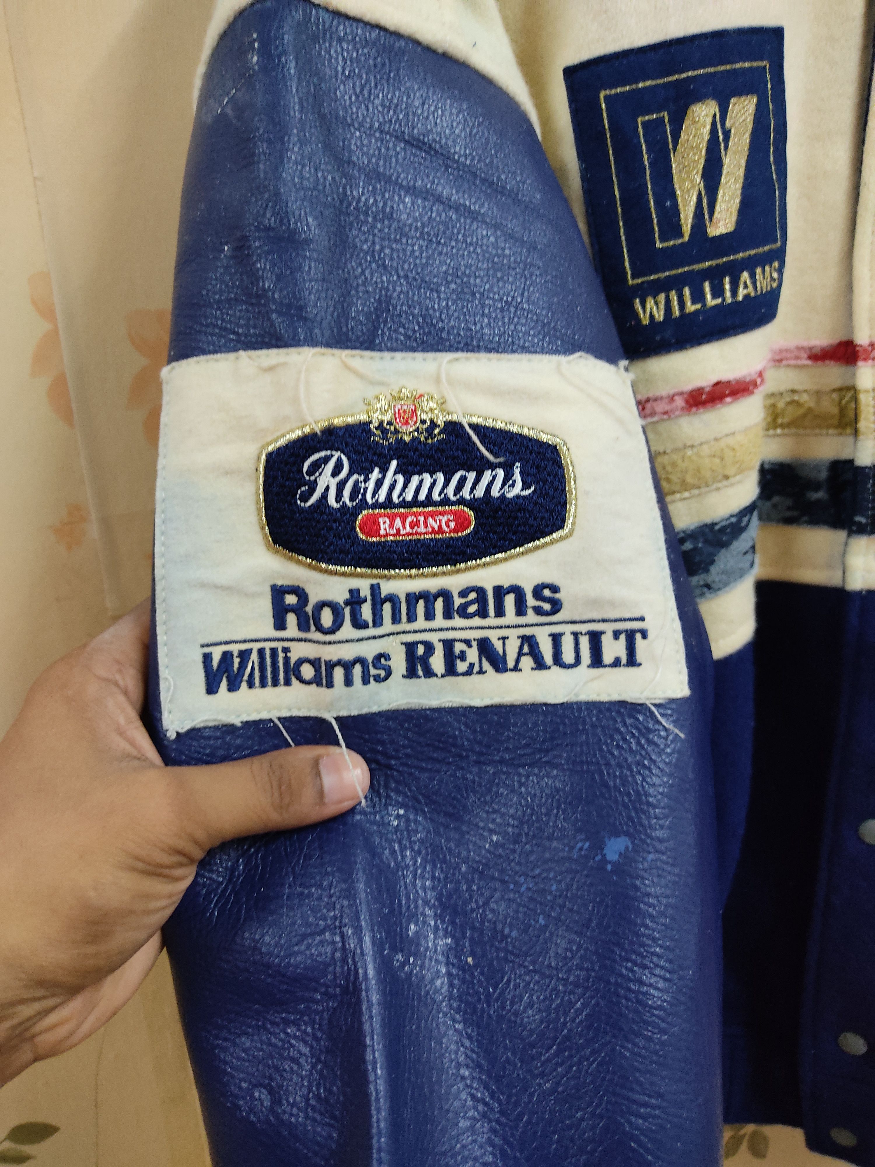 Gear for Sports Vintage Rothmans Williams Renault Racing Varsity Jacket Size US L / EU 52-54 / 3 - 10 Thumbnail