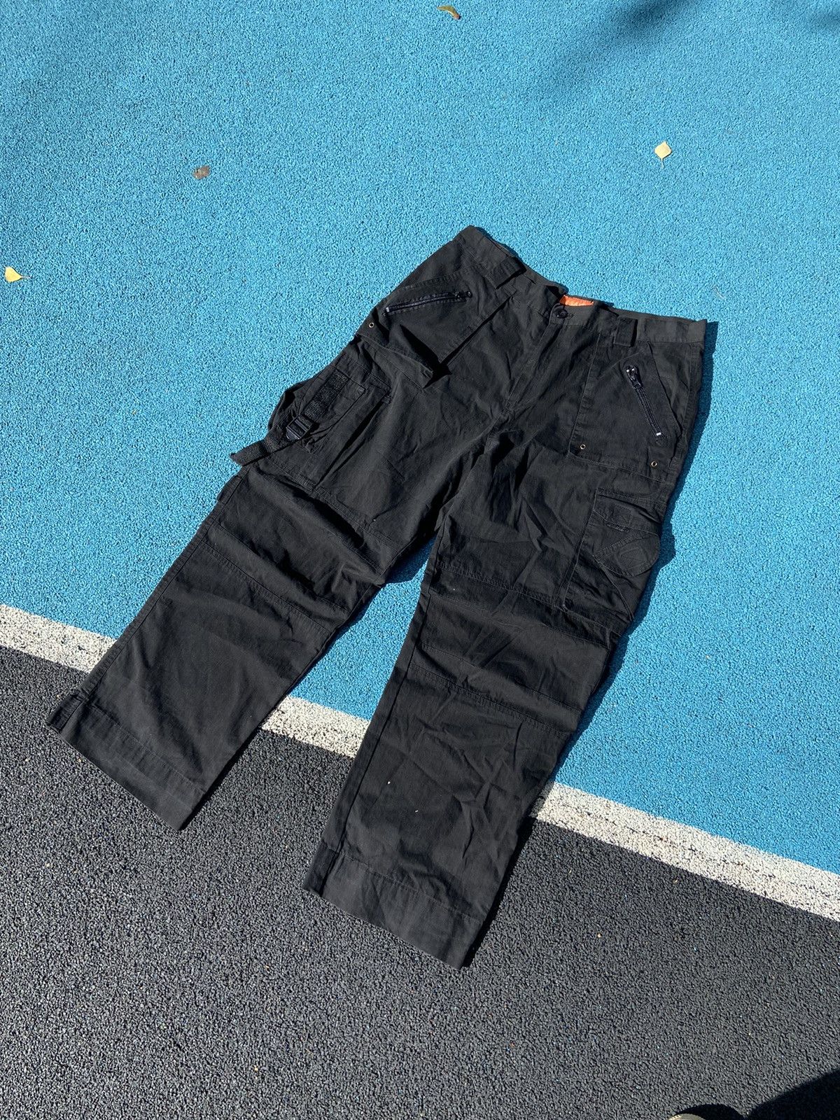 Japanese Brand Japanese Cargo multipocket black pants Size US 34 / EU 50 - 2 Thumbnail