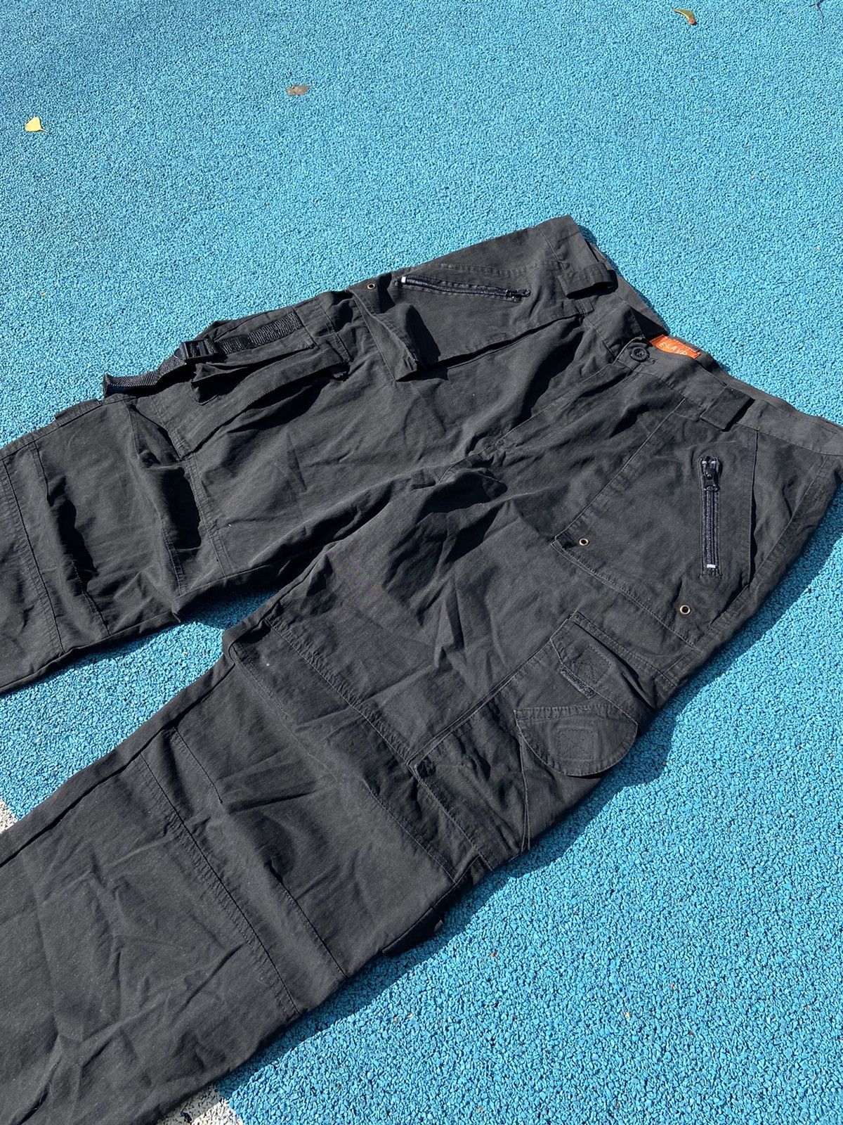 Japanese Brand Japanese Cargo multipocket black pants Size US 34 / EU 50 - 4 Thumbnail