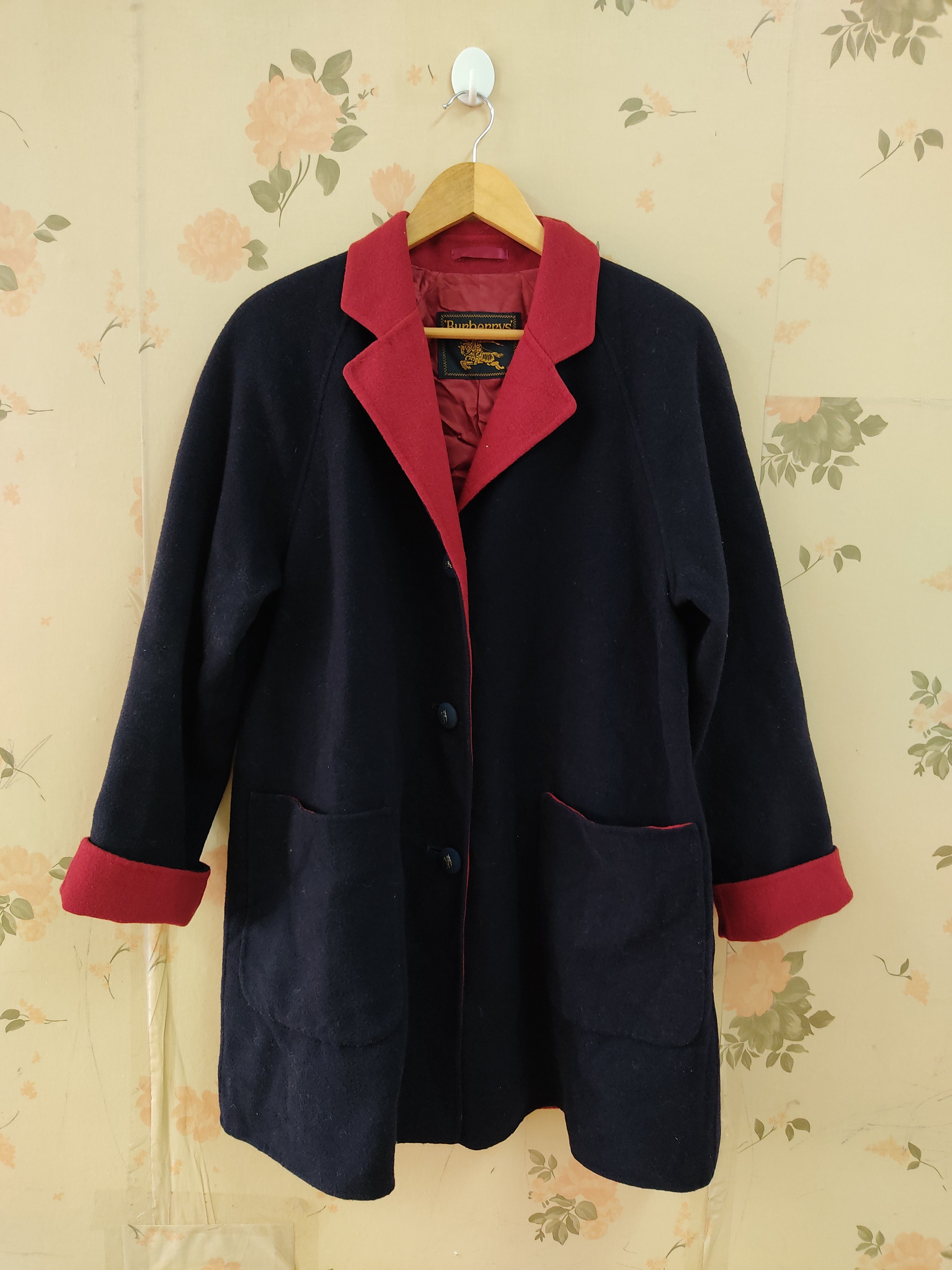 Burberry VINTAGE BURBERRYS WOOL JACKET Size US L / EU 52-54 / 3 - 1 Thumbnail