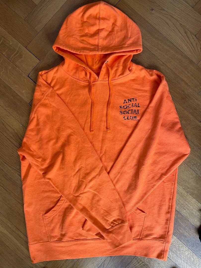 anti social social club orange country sweatshirt