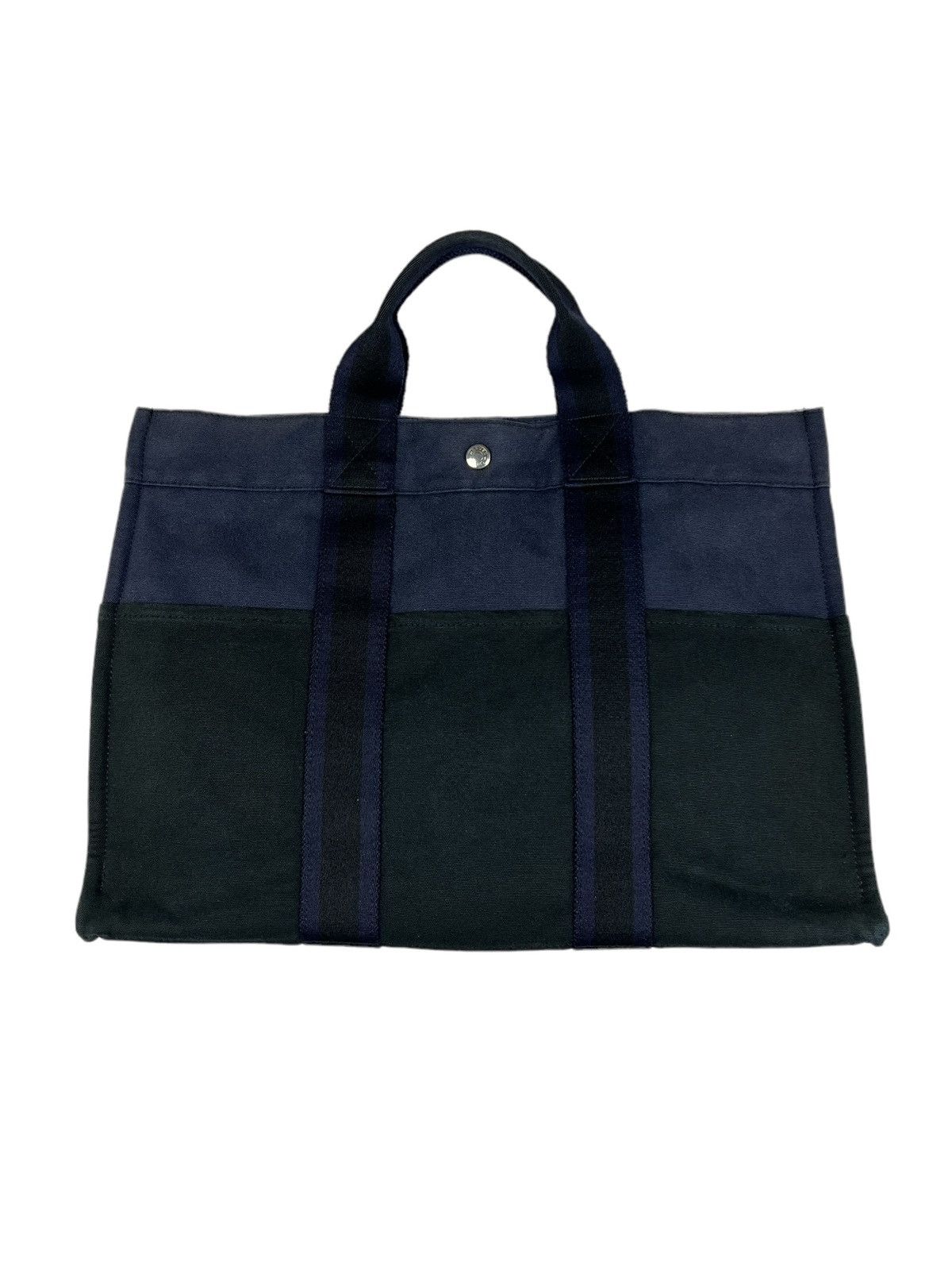 Hermes Hermes Two Tone Canvas Tote Bag Size ONE SIZE - 1 Thumbnail