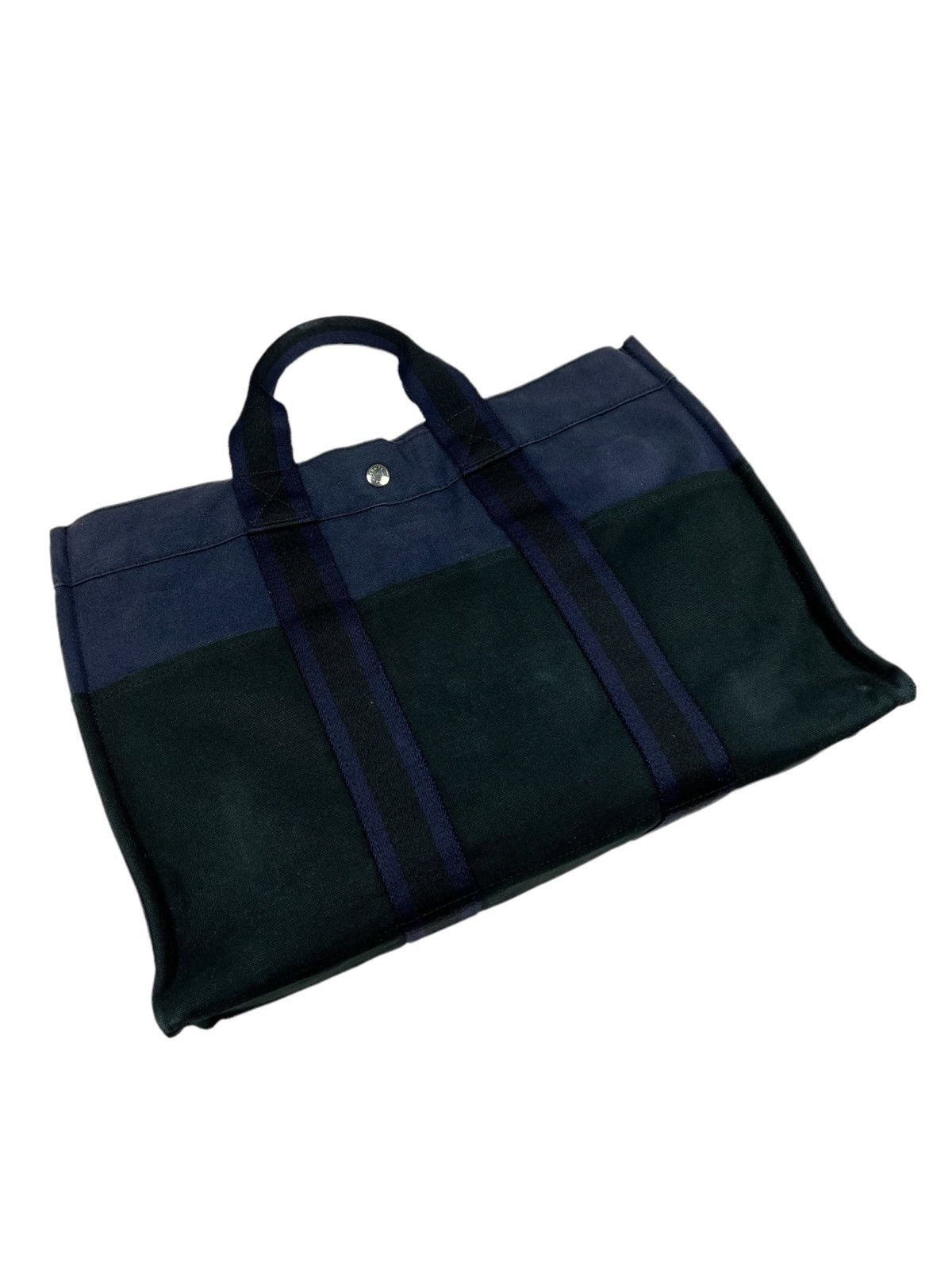 Hermes Hermes Two Tone Canvas Tote Bag Size ONE SIZE - 4 Thumbnail