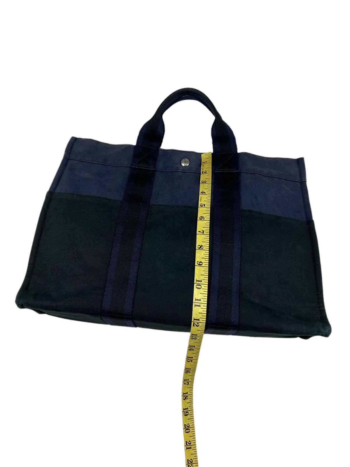 Hermes Hermes Two Tone Canvas Tote Bag Size ONE SIZE - 10 Thumbnail