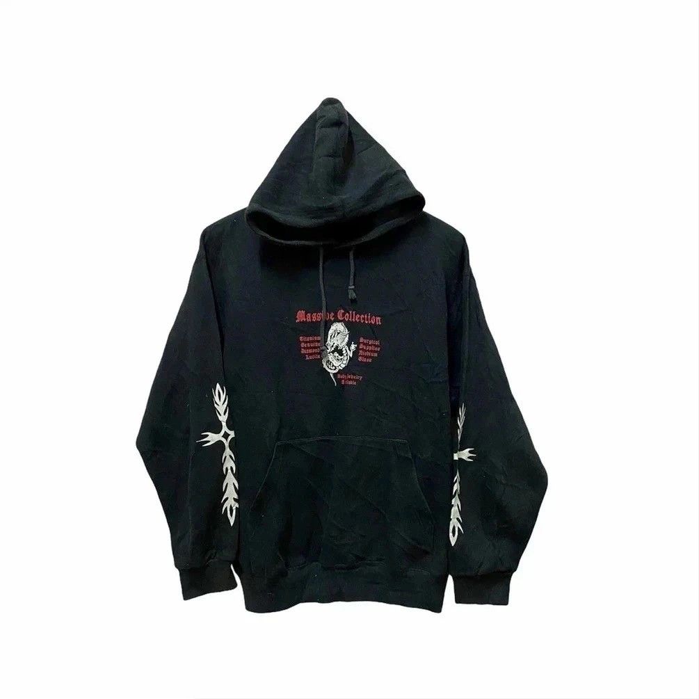 Japanese Brand × Massive × Vintage BODY JEWELERY HOODIE SWEATSHIRT by MASSIVE COLLECTION Size US M / EU 48-50 / 2 - 2 Thumbnail
