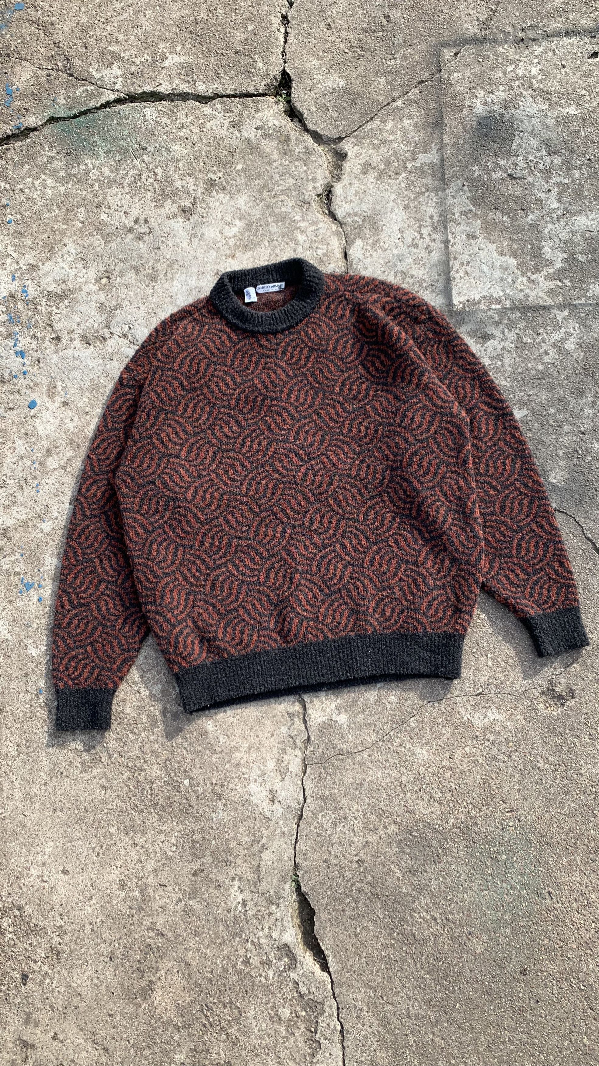 Giorgio Armani Armani Le Collezioni Vintage Rare Retro Wool Knit 1990s Size US XL / EU 56 / 4 - 5 Thumbnail