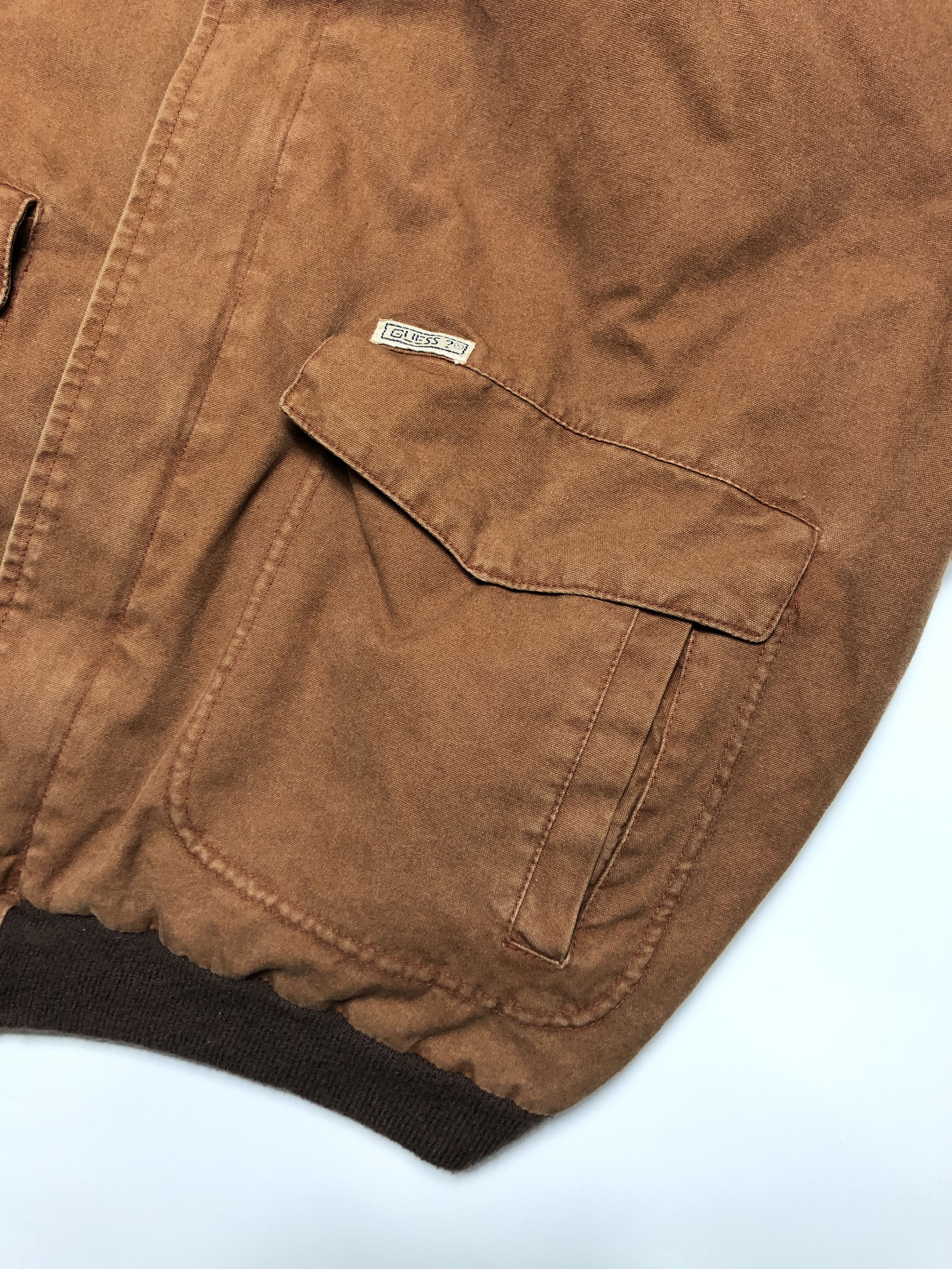 Guess Guess 80s Vintage Georges Marciano Denim Fur Lined Bomber Size US L / EU 52-54 / 3 - 4 Thumbnail