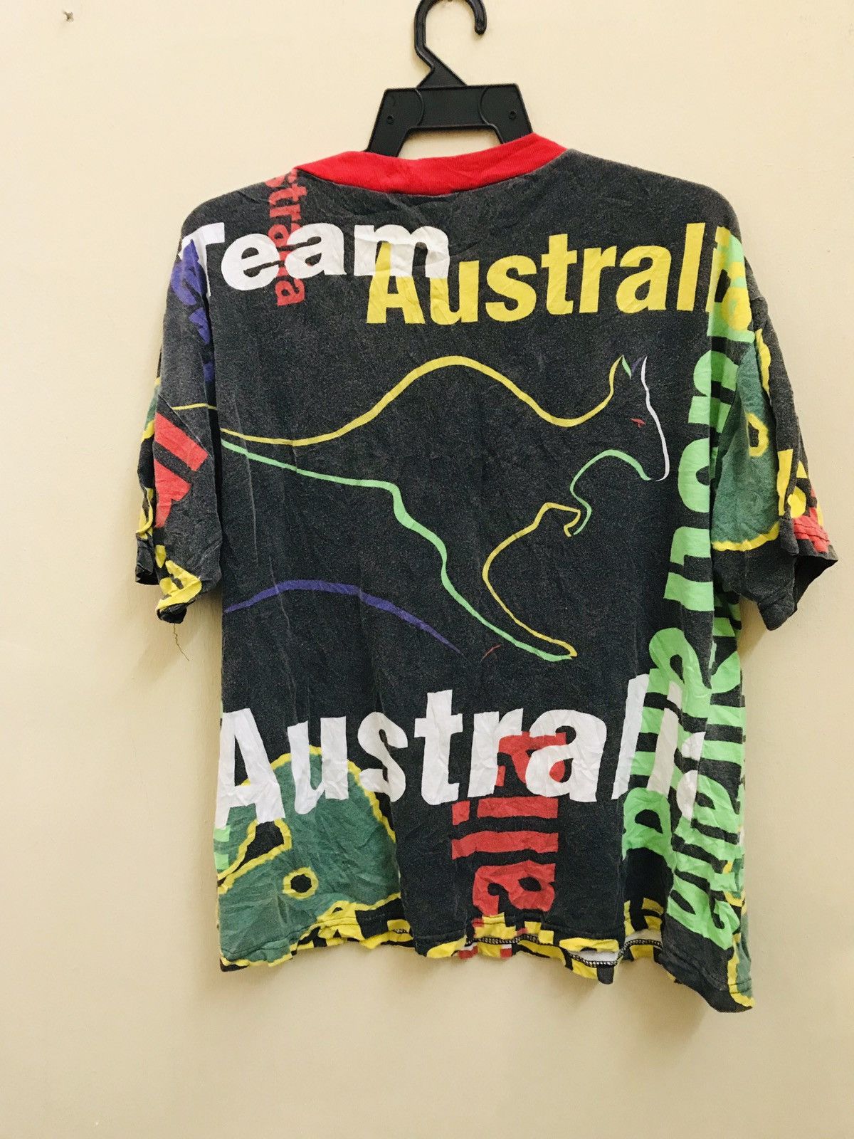Man Made In Australia Rare All over Print / Full Print Australia Tee Size US XL / EU 56 / 4 - 3 Thumbnail