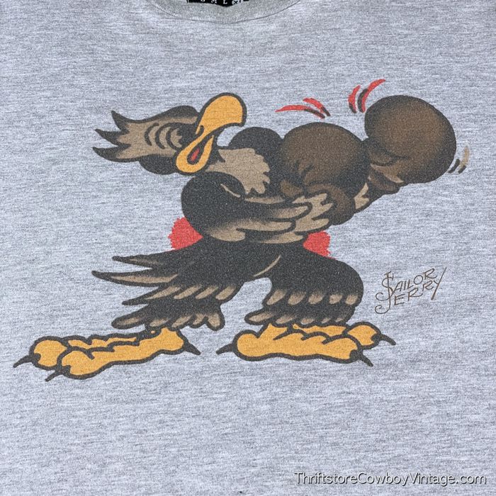 Other Retro Sailor Jerry Boxing Eagle Tattoo TShirt classic XL Grailed