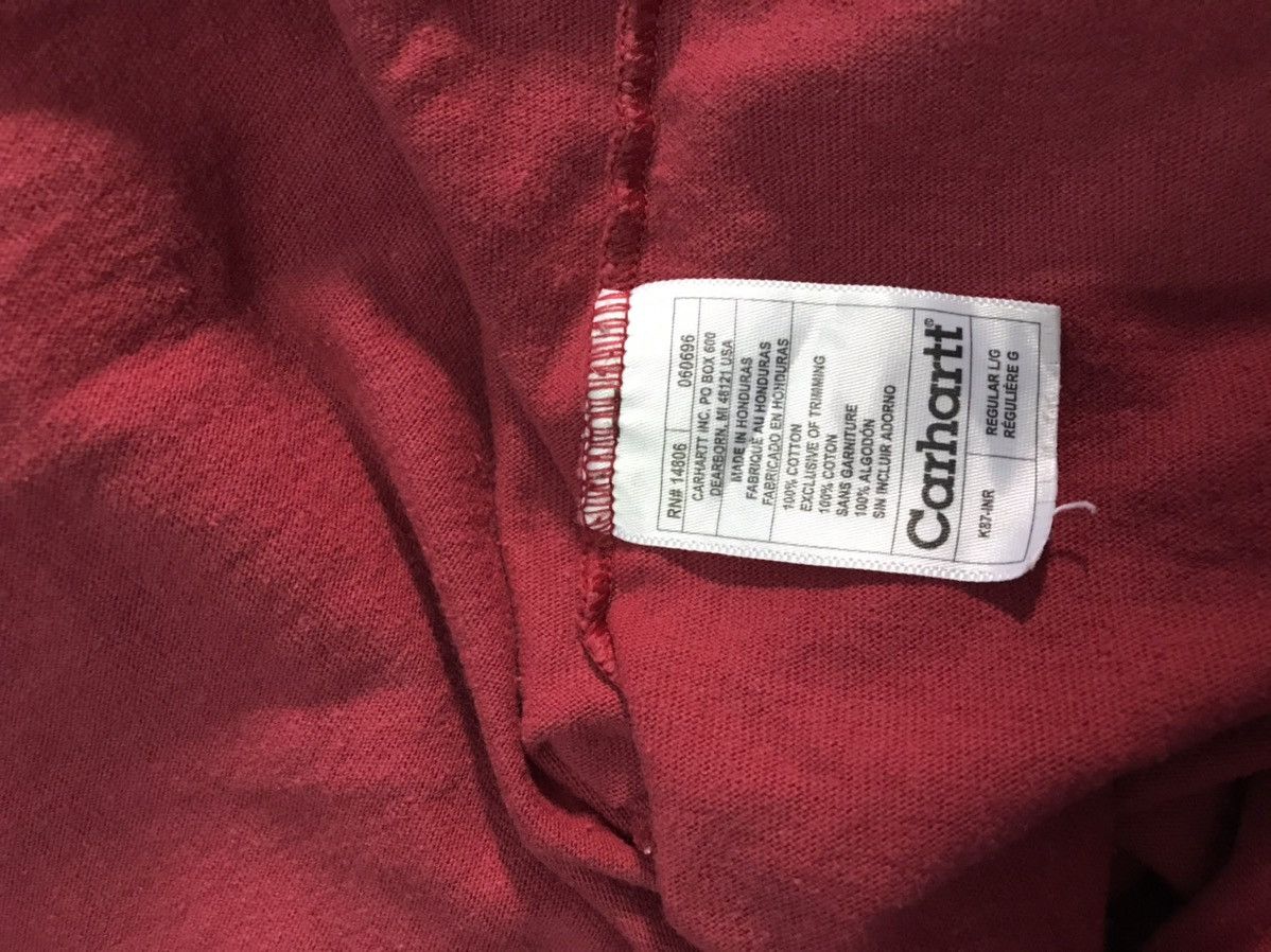 Carhartt × Vintage Carhartt Single Pocket Tee Size L Size US L / EU 52-54 / 3 - 6 Thumbnail
