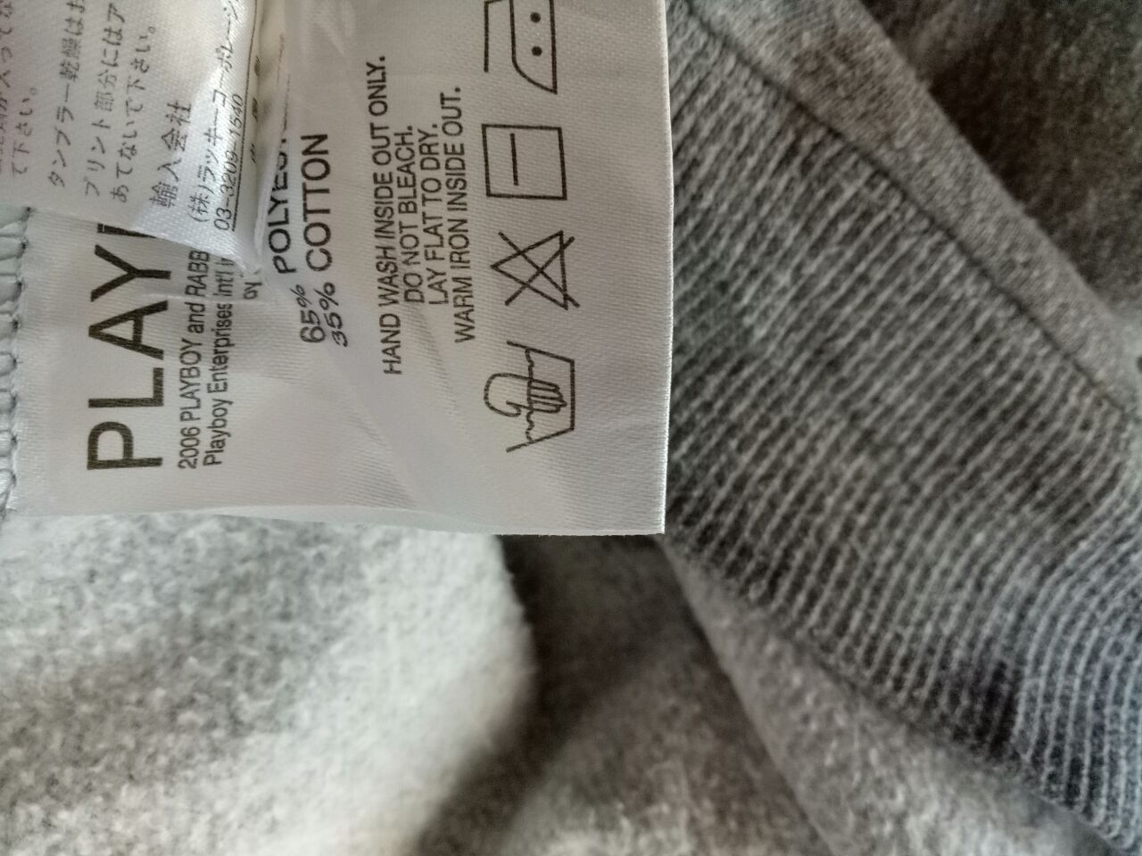 Playboy × Vintage Vintage Playboy Sweatshirt Big Logo Size On Tag L Size US L / EU 52-54 / 3 - 7 Thumbnail