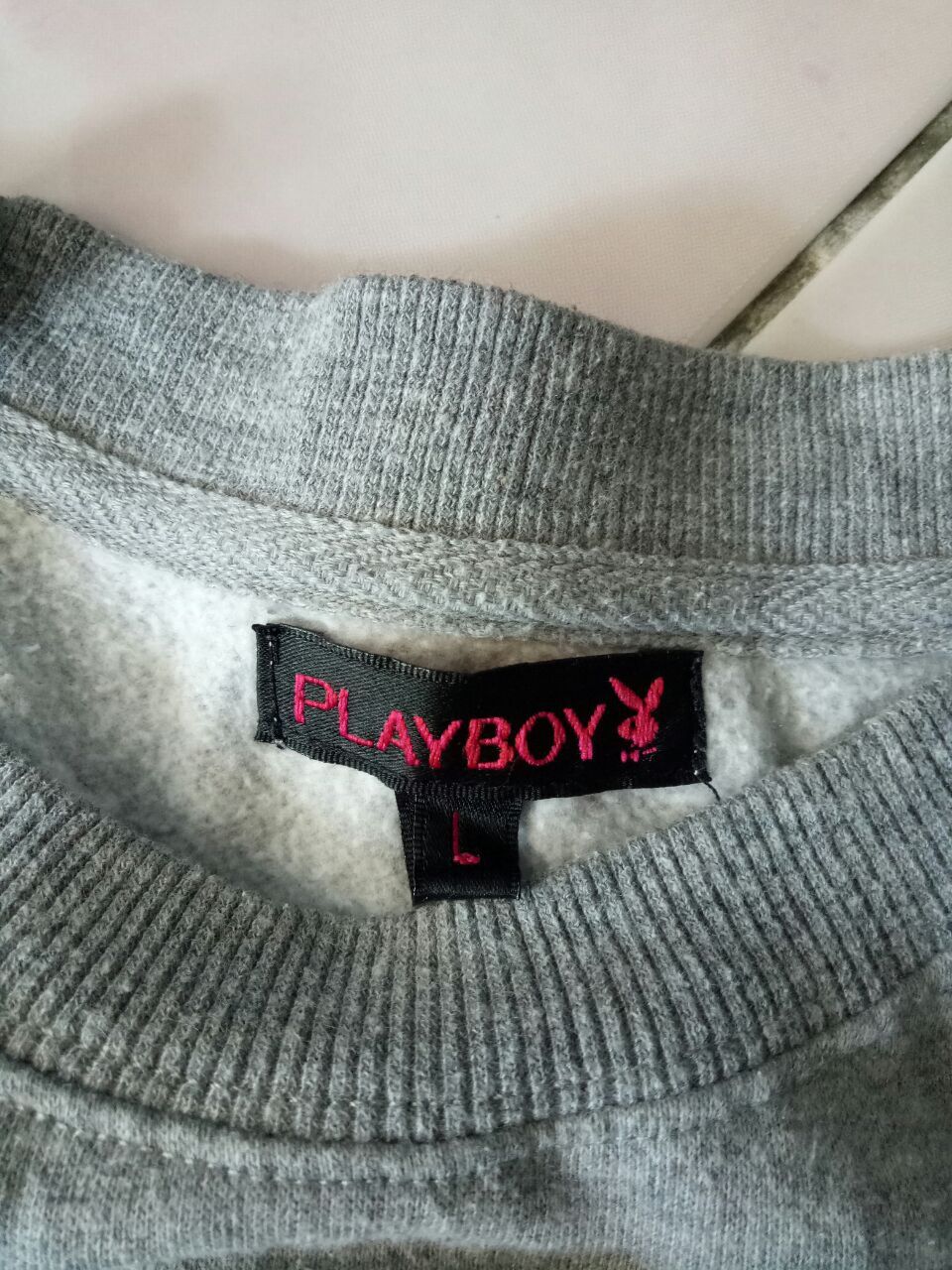 Playboy × Vintage Vintage Playboy Sweatshirt Big Logo Size On Tag L Size US L / EU 52-54 / 3 - 5 Thumbnail