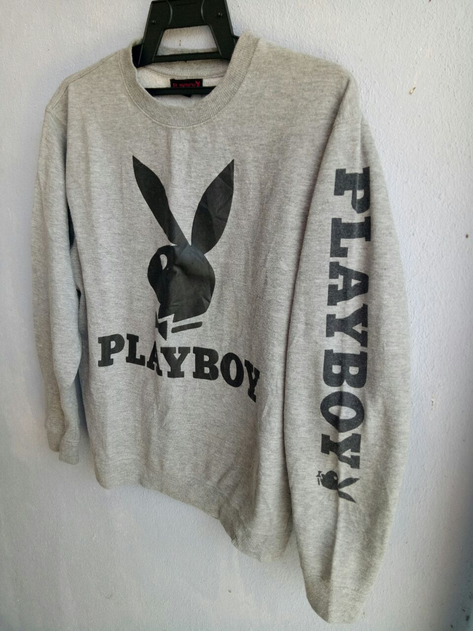 Playboy × Vintage Vintage Playboy Sweatshirt Big Logo Size On Tag L Size US L / EU 52-54 / 3 - 2 Thumbnail