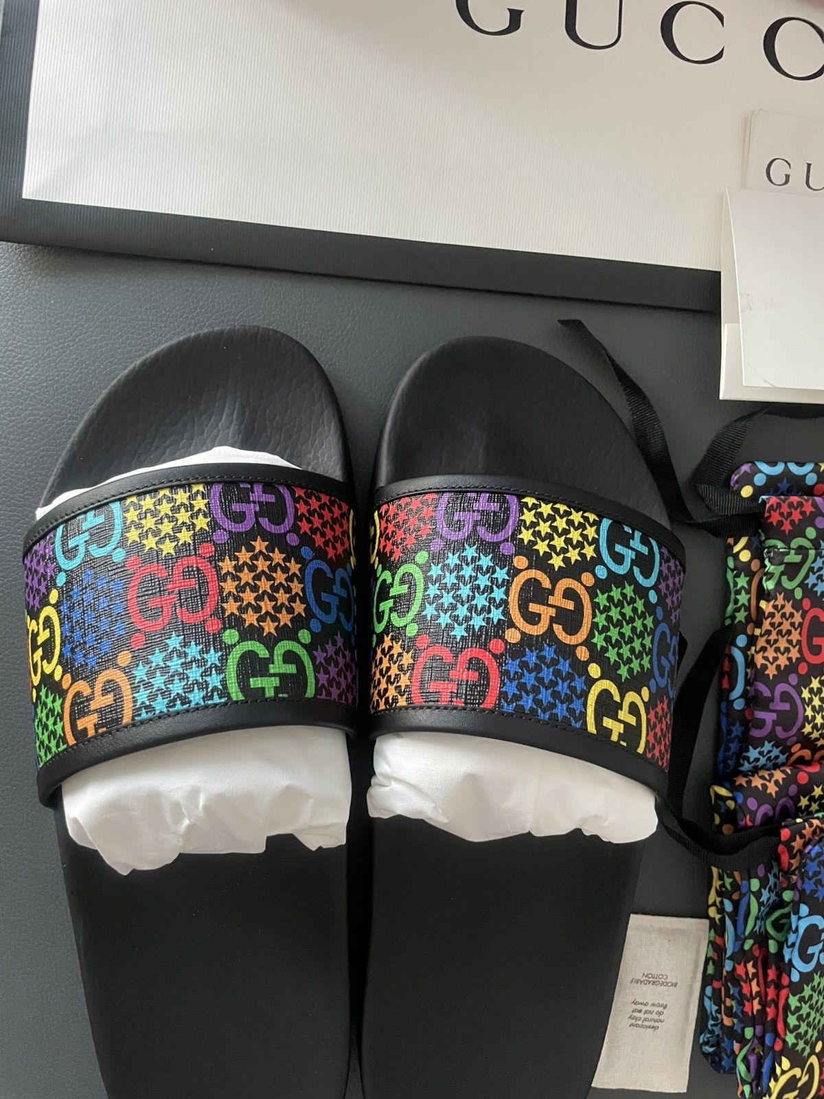 Gucci Rare Super Limited Edition Runway Slides Size US 11 / EU 44 - 21 Thumbnail