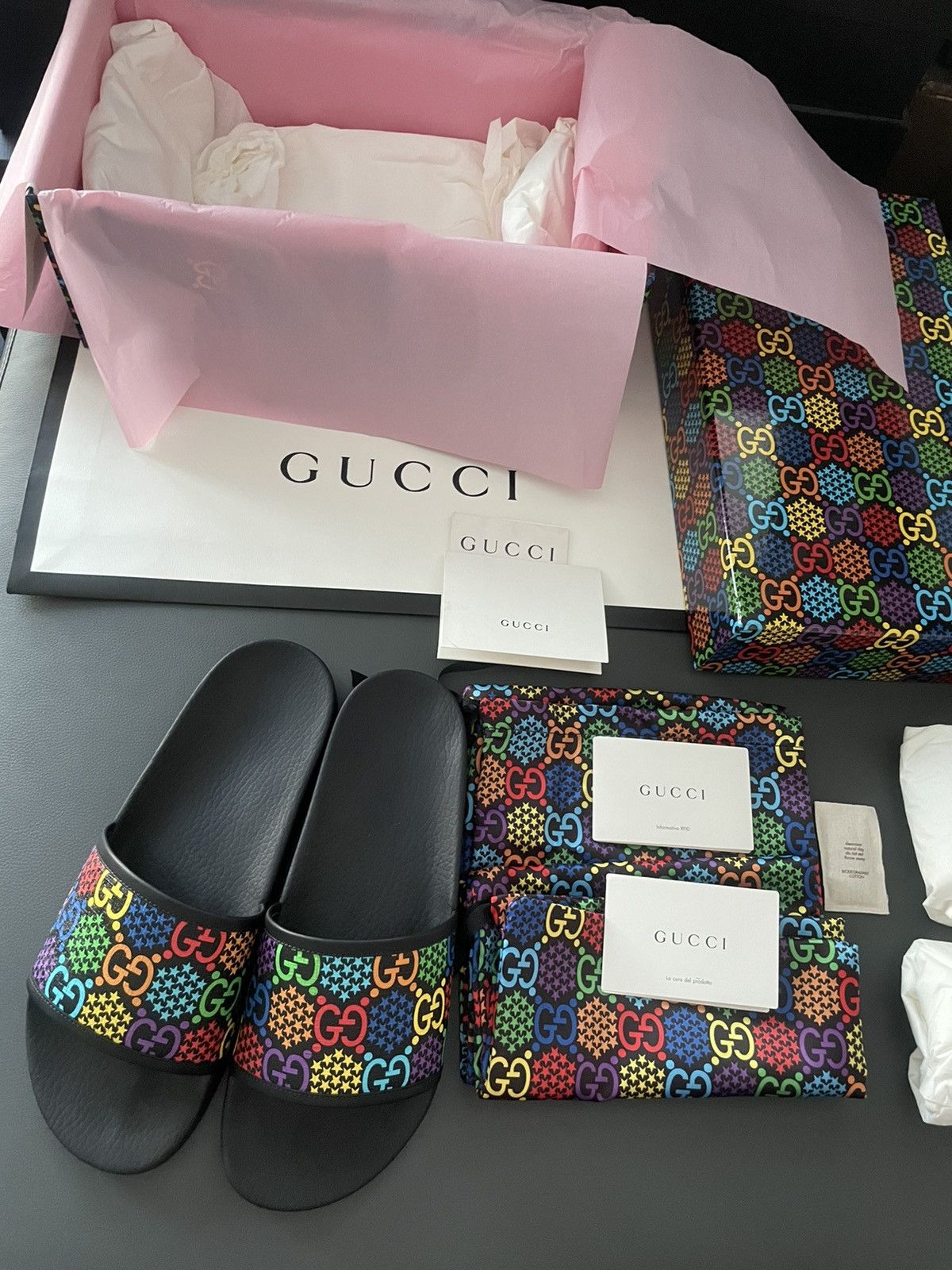 Gucci Rare Super Limited Edition Runway Slides Size US 11 / EU 44 - 14 Thumbnail