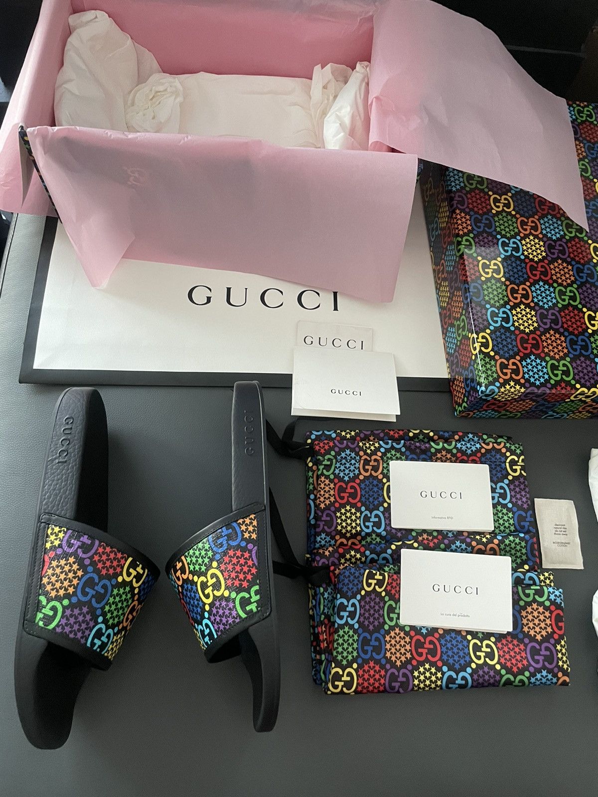 Gucci Rare Super Limited Edition Runway Slides Size US 11 / EU 44 - 16 Thumbnail