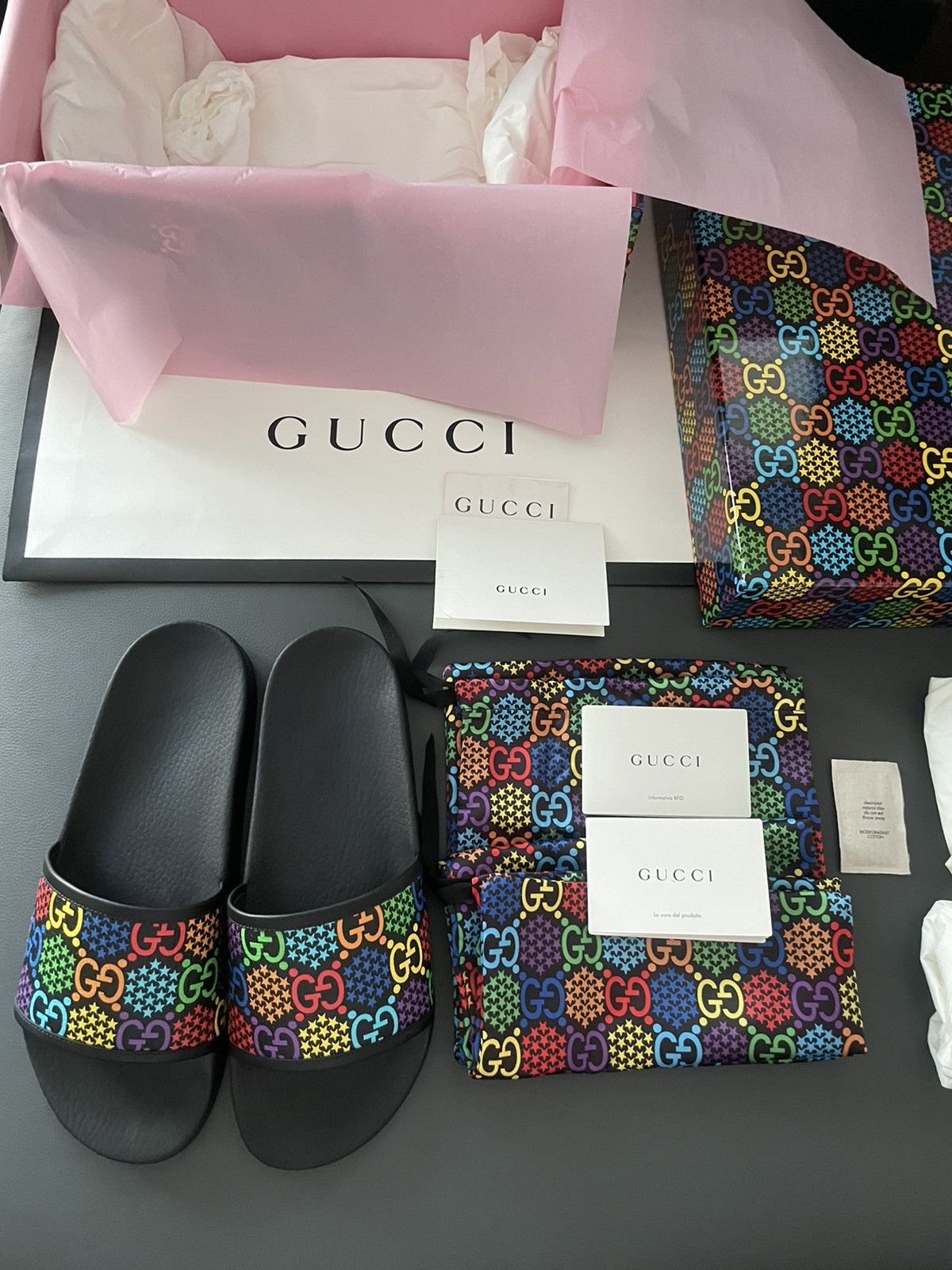 Gucci Rare Super Limited Edition Runway Slides Size US 11 / EU 44 - 23 Thumbnail