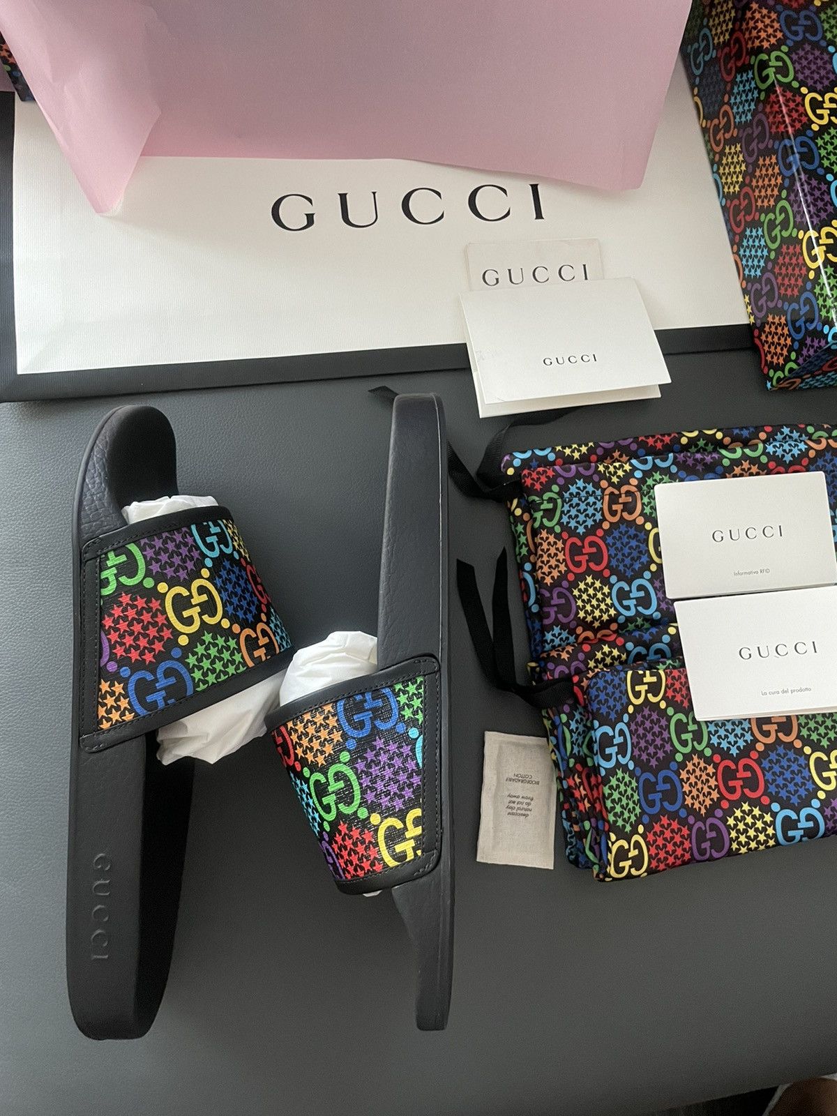 Gucci Rare Super Limited Edition Runway Slides Size US 11 / EU 44 - 22 Thumbnail