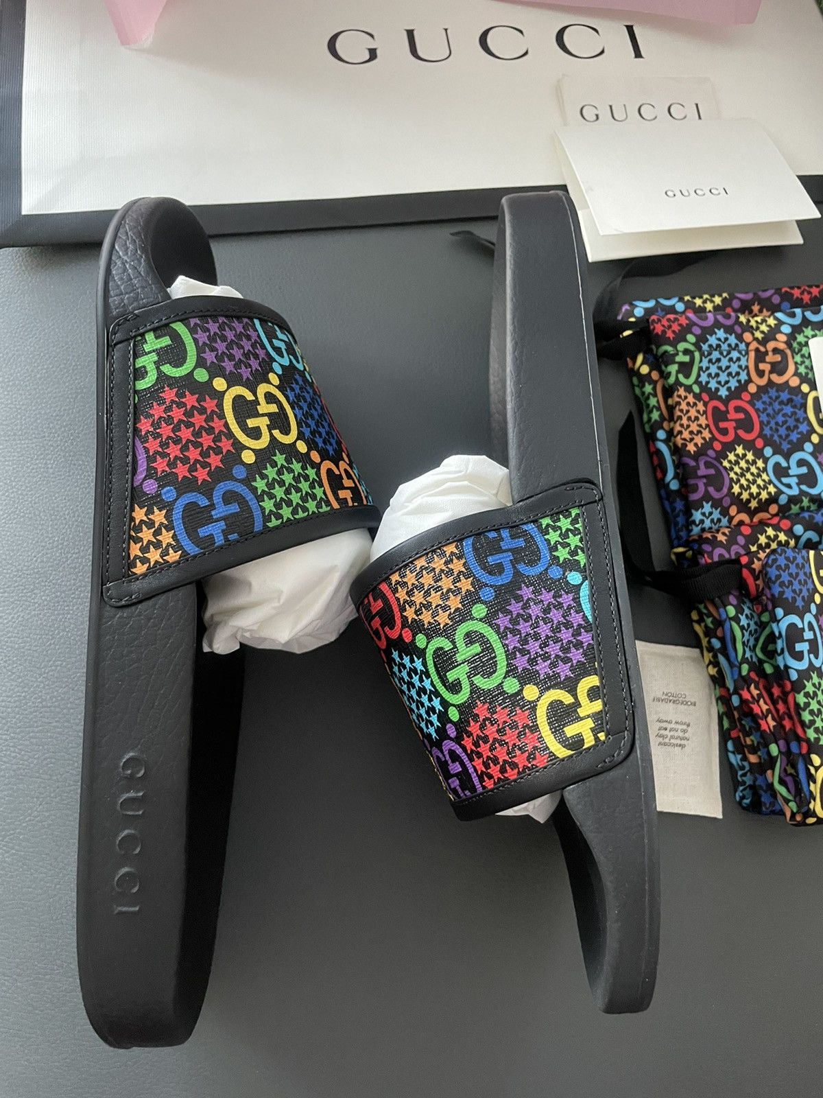 Gucci Rare Super Limited Edition Runway Slides Size US 11 / EU 44 - 25 Thumbnail