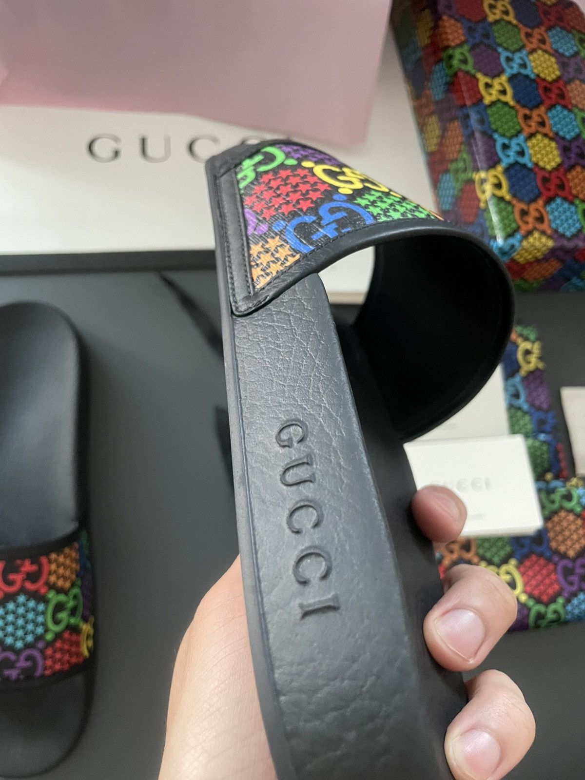 Gucci Rare Super Limited Edition Runway Slides Size US 11 / EU 44 - 7 Thumbnail