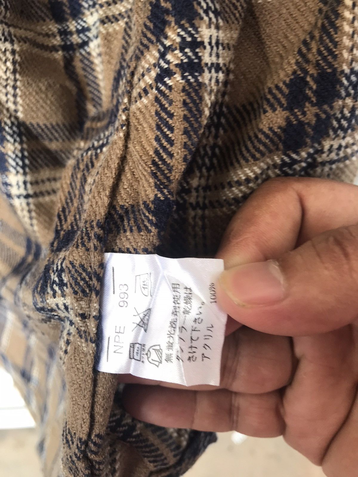Japanese Brand × Kansai Yamamoto Kansai Jeans Flannel Button Up Size XL Size US XL / EU 56 / 4 - 9 Thumbnail