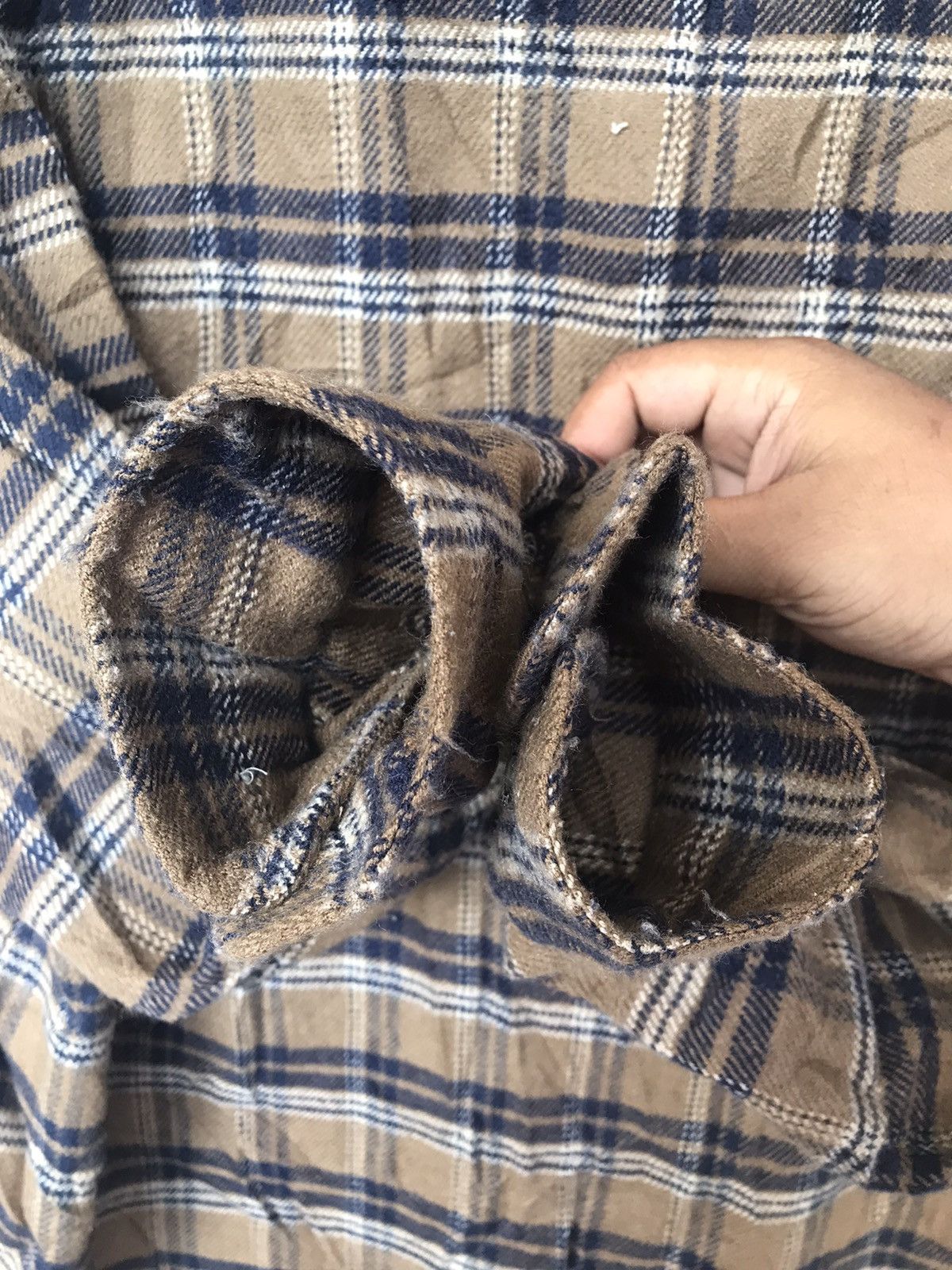 Japanese Brand × Kansai Yamamoto Kansai Jeans Flannel Button Up Size XL Size US XL / EU 56 / 4 - 7 Thumbnail