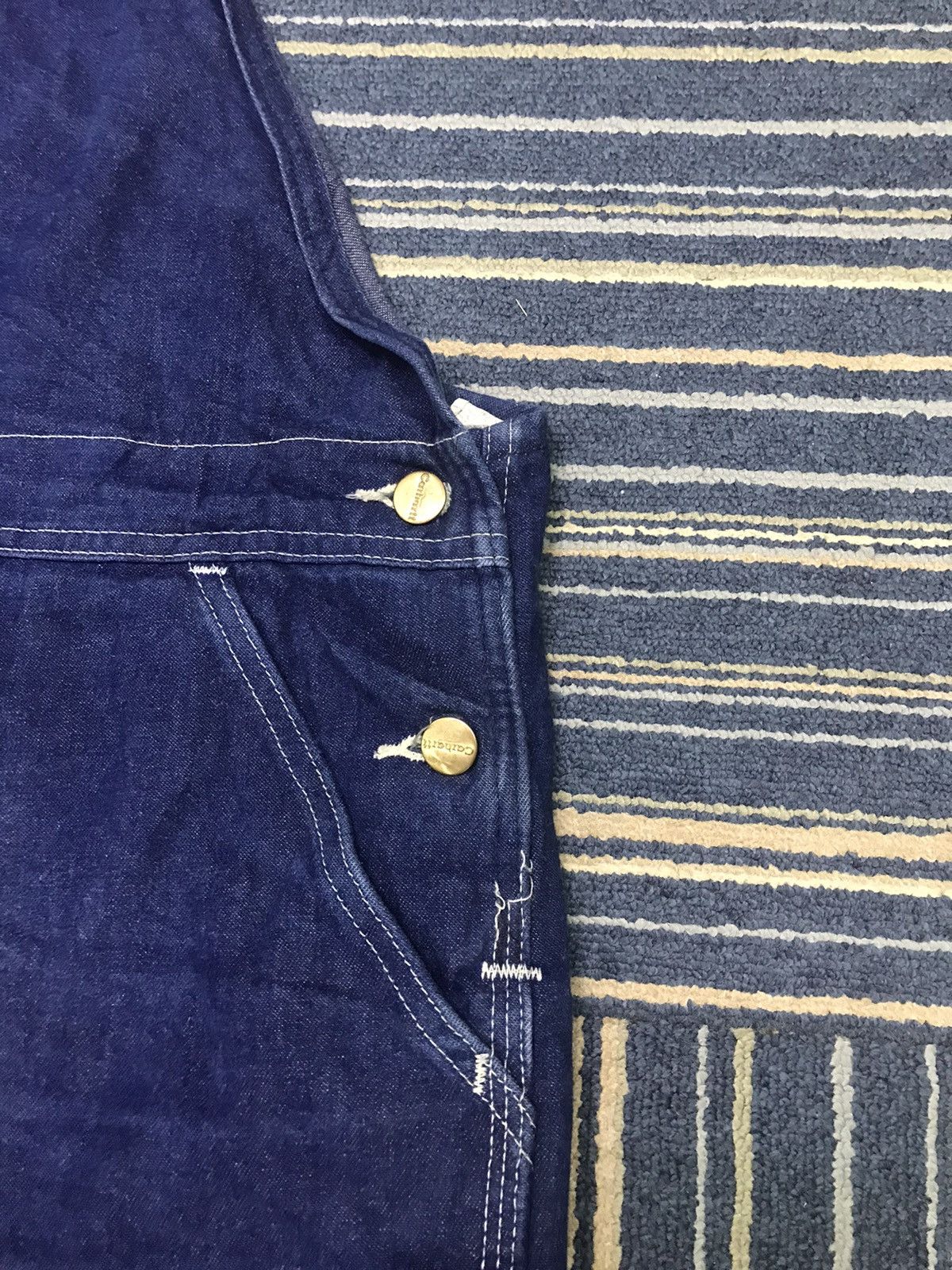 Carhartt × Vintage Vintage Overall Carhartt Workwear Big Size 52x32 Size US 44 / EU 60 - 5 Thumbnail