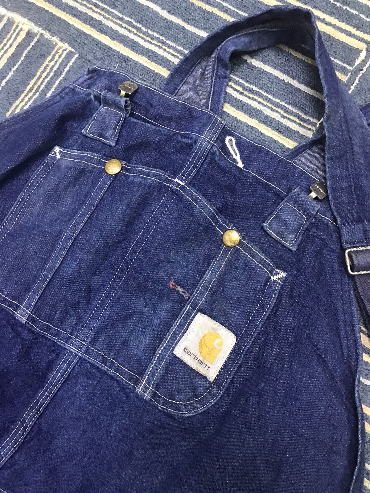 Carhartt × Vintage Vintage Overall Carhartt Workwear Big Size 52x32 Size US 44 / EU 60 - 6 Thumbnail
