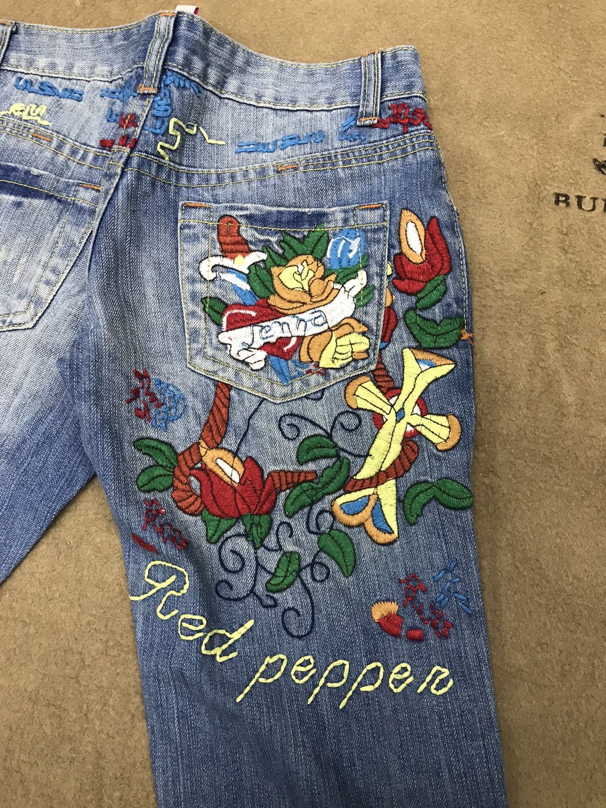 Japanese Brand Red pepper Denim Jeans Woman Size US 28 / EU 44 - 3 Thumbnail