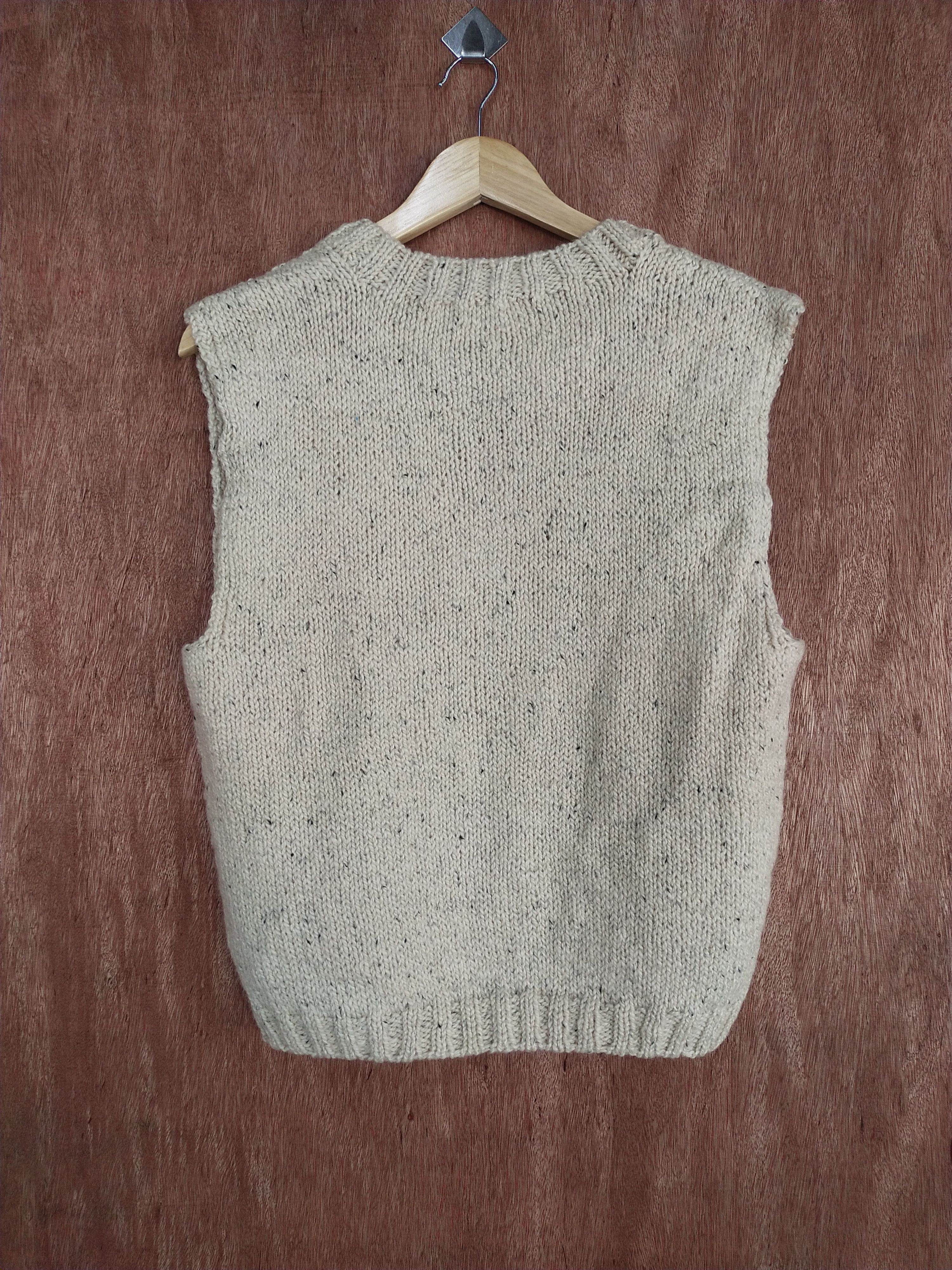 Homespun Knitwear Japan mohair Cream sleeveless knitwear #S152 Size US S / EU 44-46 / 1 - 5 Thumbnail