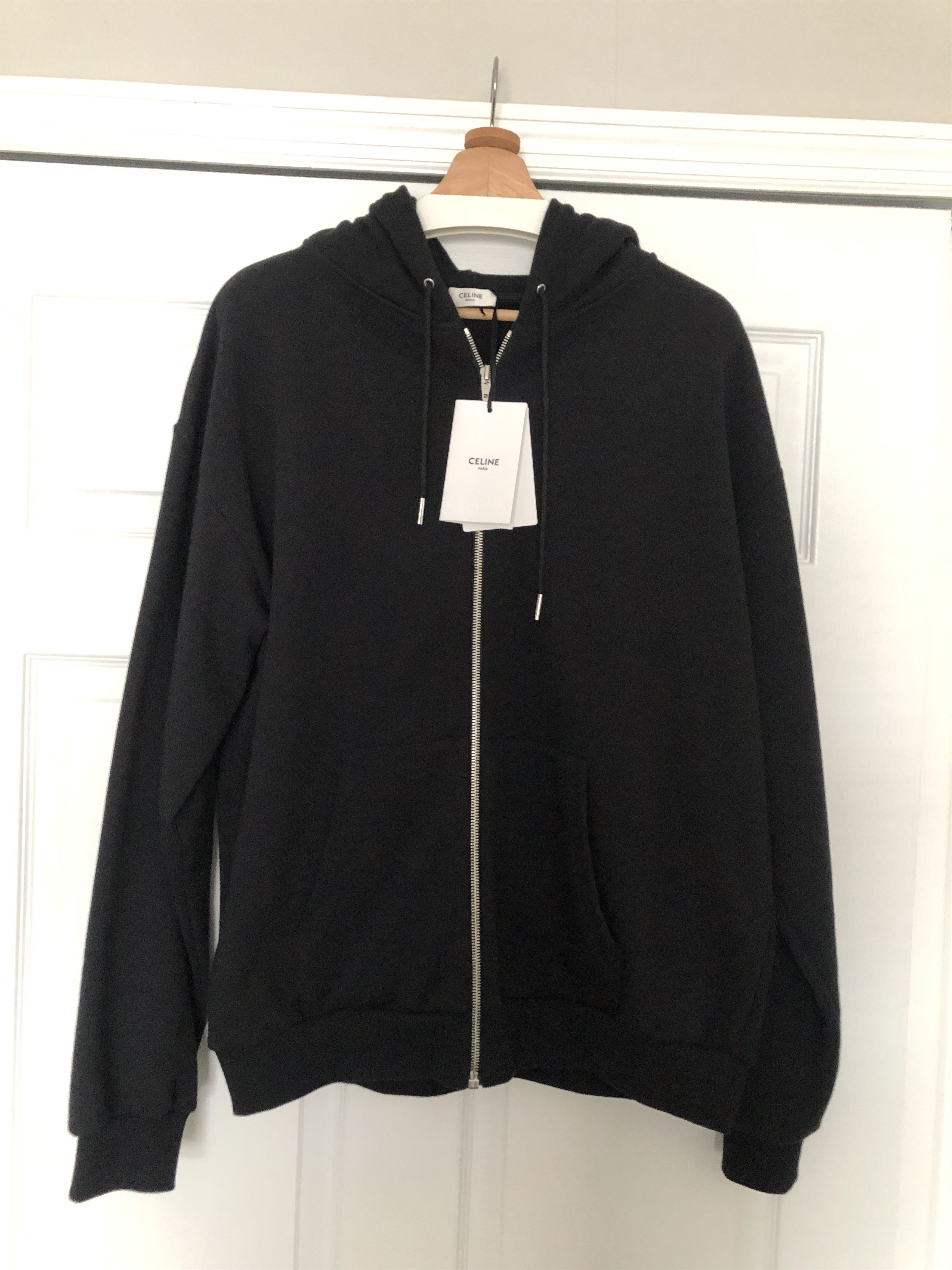 Celine CELINE Zipped HOODIE IN COTTON FLEECE | Grailed