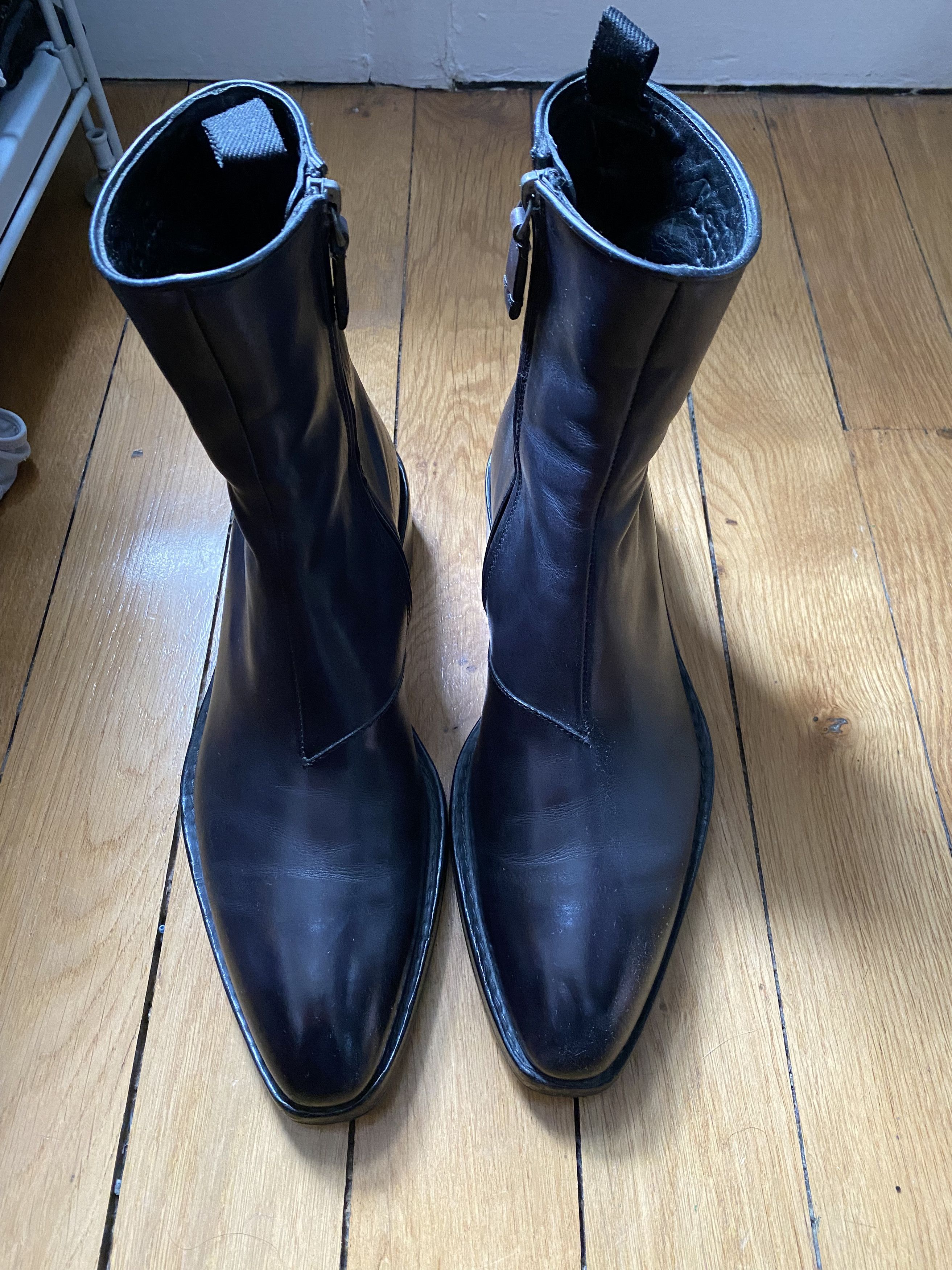 Berluti × Haider Ackermann Caractère Instinct Scritto boots from 
