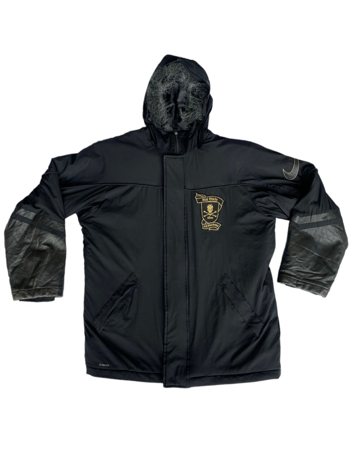 fcrb down jacket black F.C. Real Bristol Men's FC Real Bristol