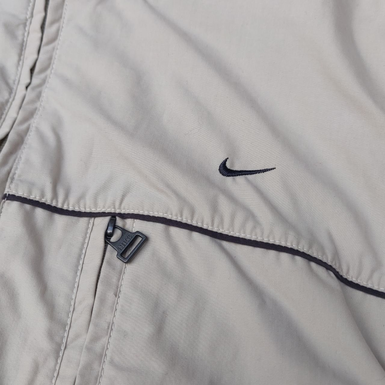 Nike Nike Vintage Y2K Jacket Windbreaker Beige Size M Swoosh Size US M / EU 48-50 / 2 - 3 Thumbnail