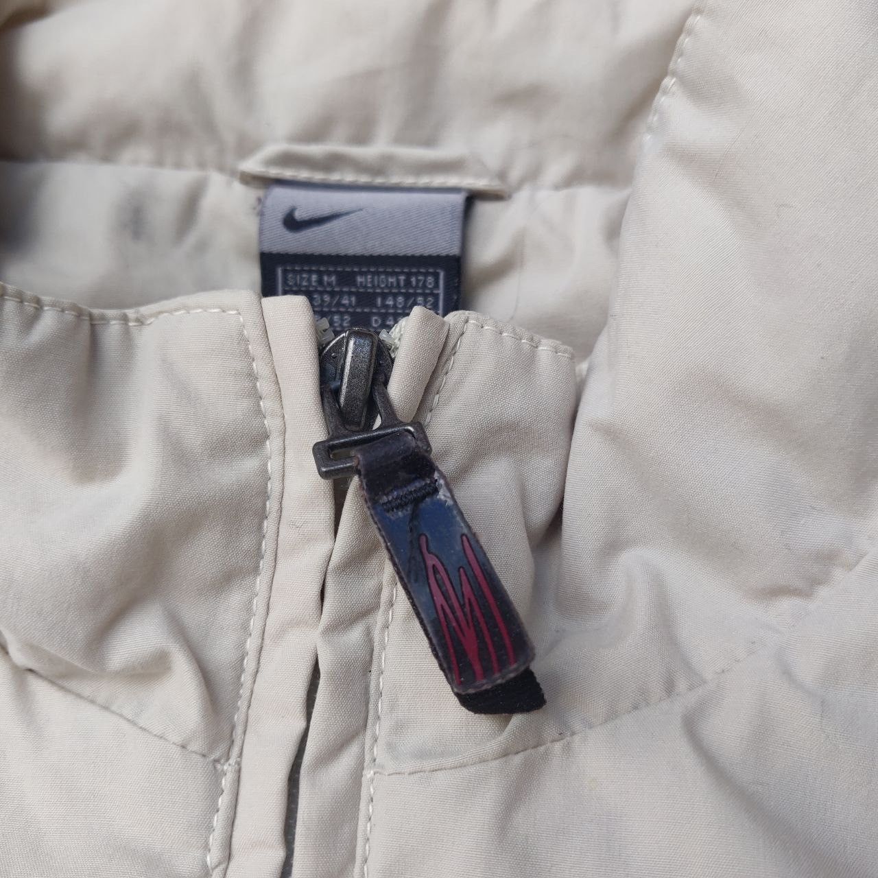 Nike Nike Vintage Y2K Jacket Windbreaker Beige Size M Swoosh Size US M / EU 48-50 / 2 - 7 Thumbnail