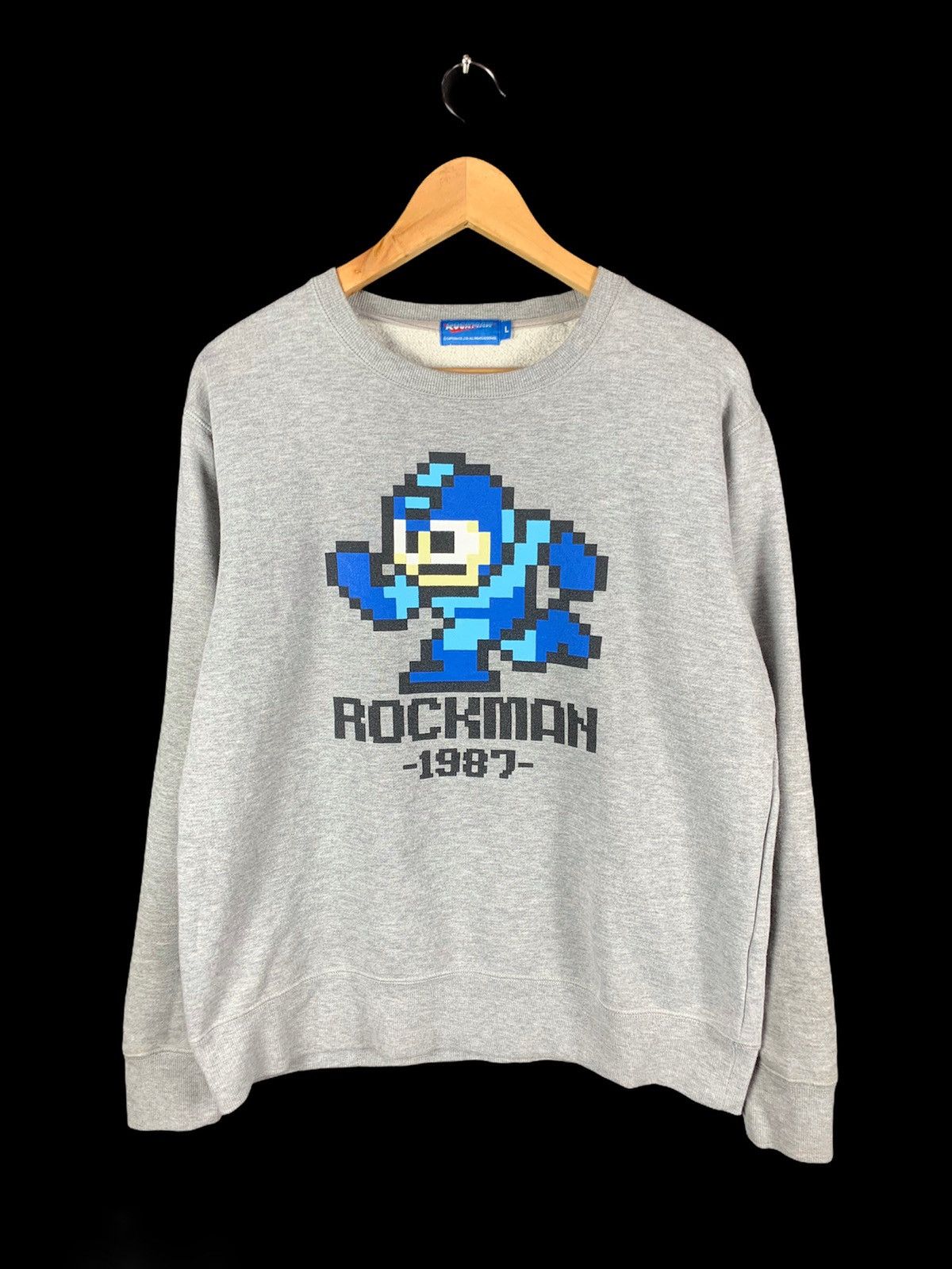 Anime Vintage Rockman 1987 Sweatshirt Size US L / EU 52-54 / 3 - 1 Thumbnail