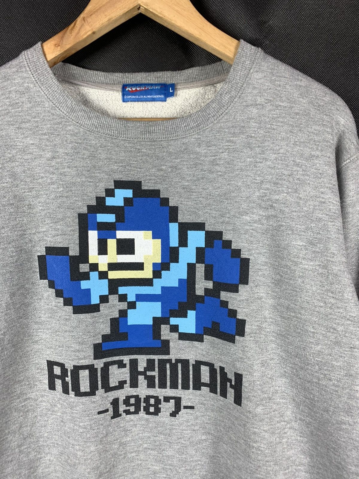 Anime Vintage Rockman 1987 Sweatshirt Size US L / EU 52-54 / 3 - 2 Thumbnail