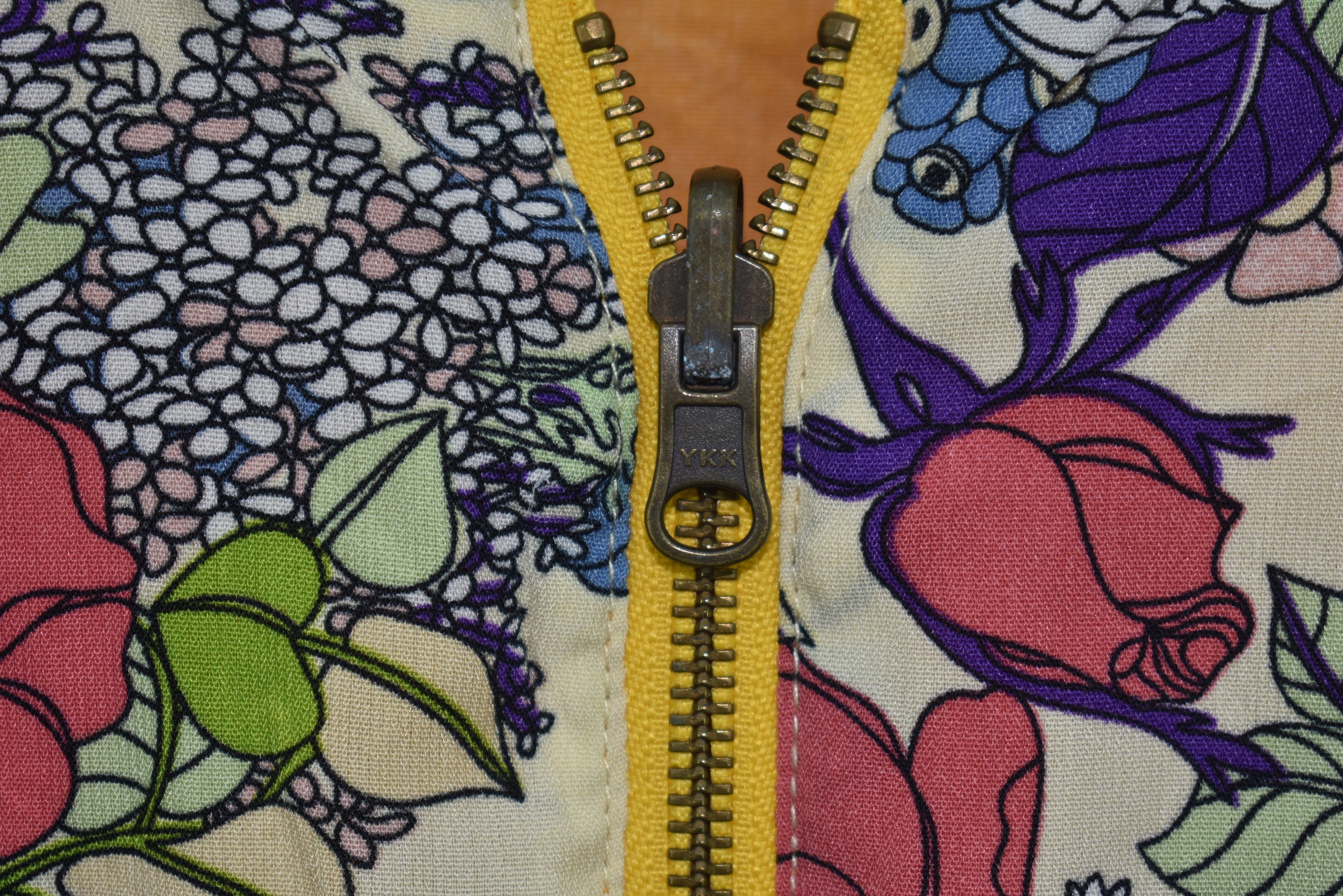 Japanese Brand × Vintage Vintage Flowers Fullprints Riversible Jackets Size S / US 4 / IT 40 - 3 Thumbnail