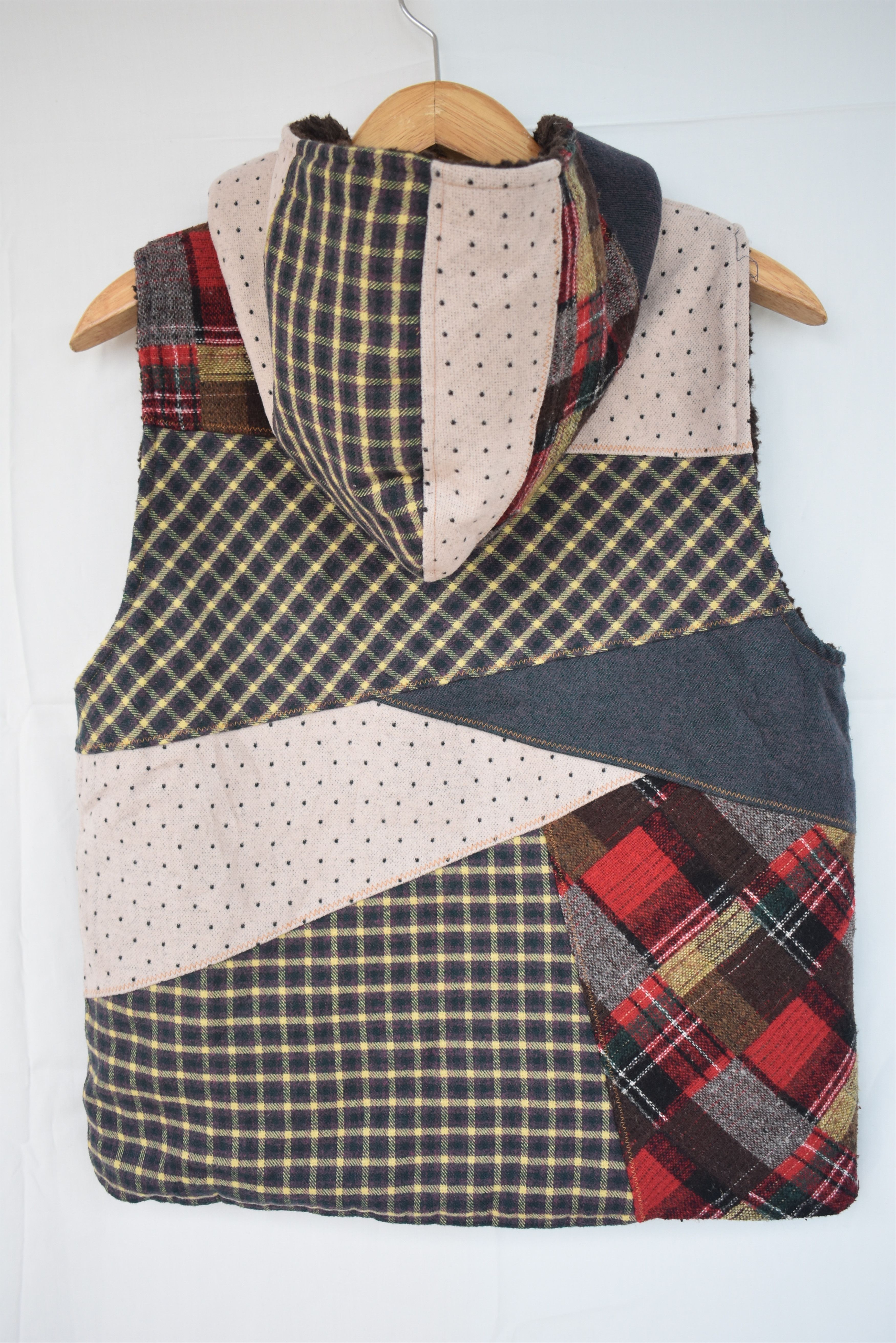 Japanese Brand × Vintage Vintage Patchwork Vest Made in Japan Size US M / EU 48-50 / 2 - 4 Thumbnail