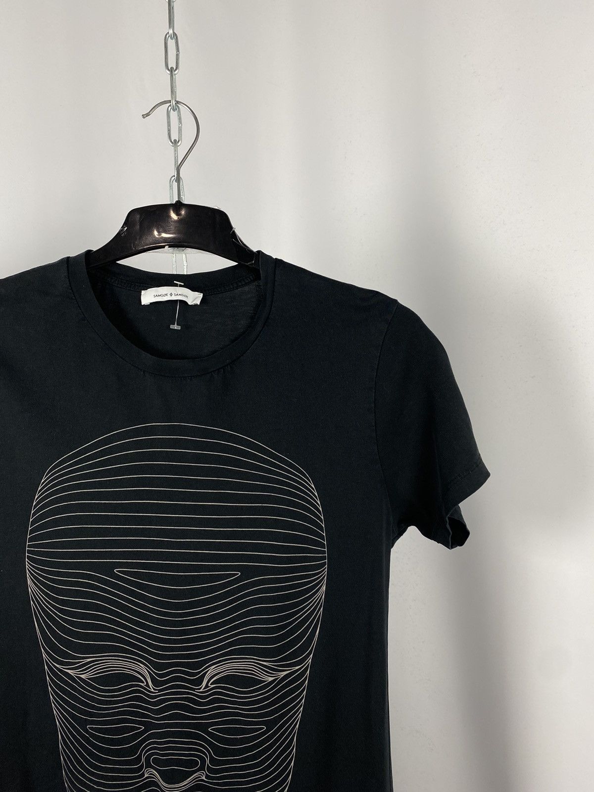 Samsoe Samsoe Samsoe & Samsoe big logo black T-shirts streetwear size S Size US S / EU 44-46 / 1 - 2 Thumbnail
