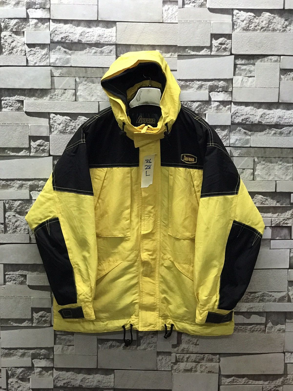 Japanese Brand Abfahr Two Tone Colour Hooded Ski Jacket Size US L / EU 52-54 / 3 - 2 Thumbnail
