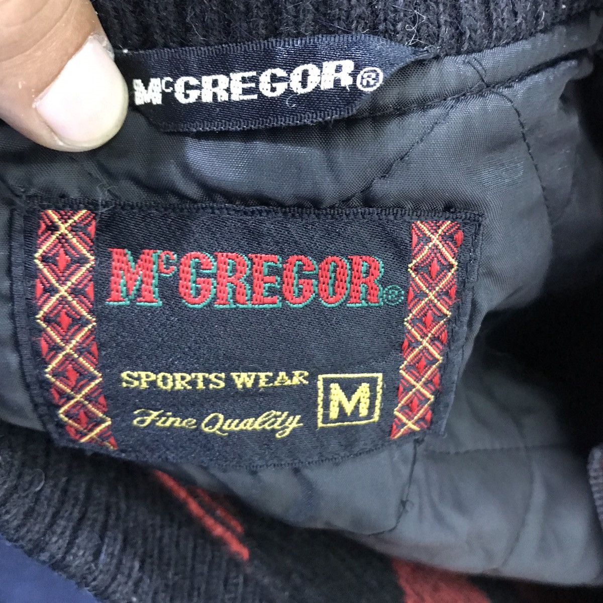 McGregor × Vintage Vintage Mcgregor Red Tartan Bomber Jackets Size US M / EU 48-50 / 2 - 4 Thumbnail