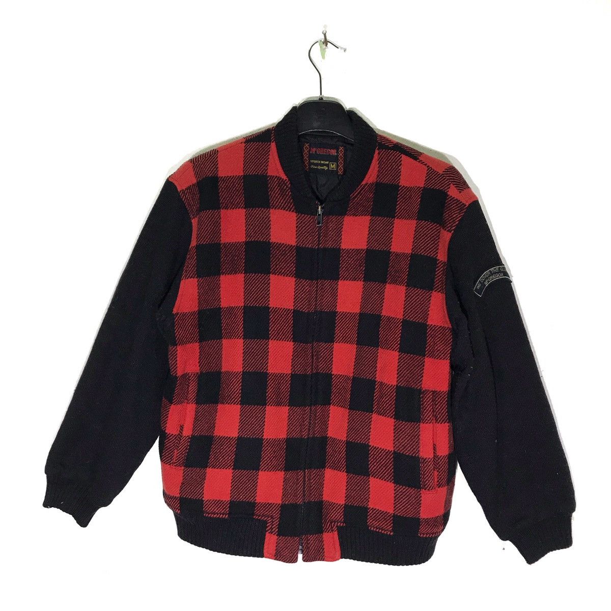 McGregor × Vintage Vintage Mcgregor Red Tartan Bomber Jackets Size US M / EU 48-50 / 2 - 1 Thumbnail