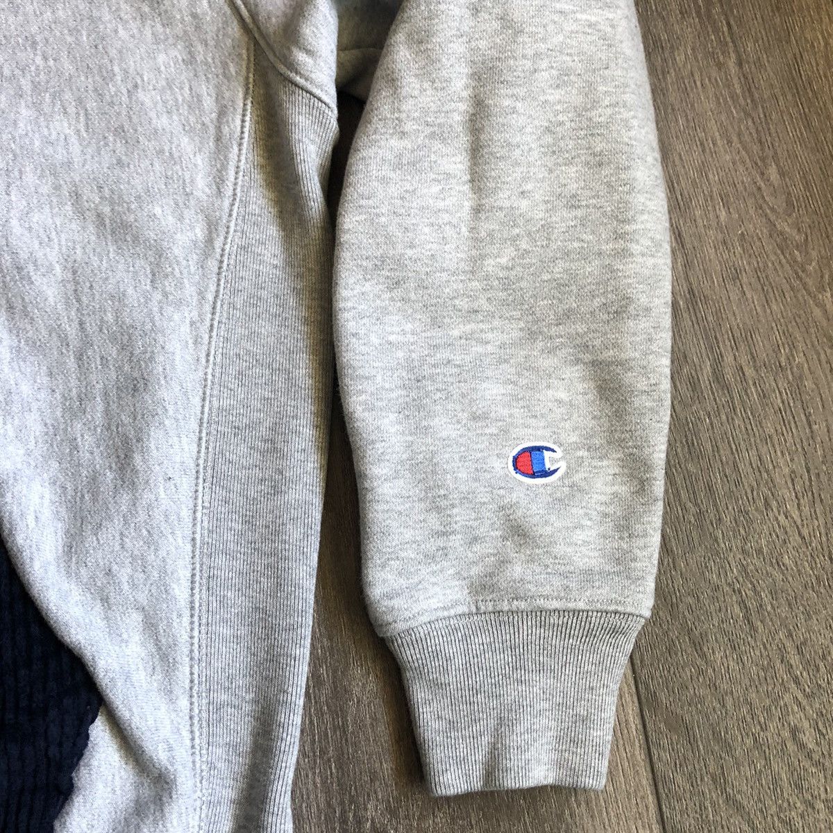 Champion Vintage Champion Reverse Weave And Corduroy Logo Hoodie Grey Size US L / EU 52-54 / 3 - 4 Thumbnail