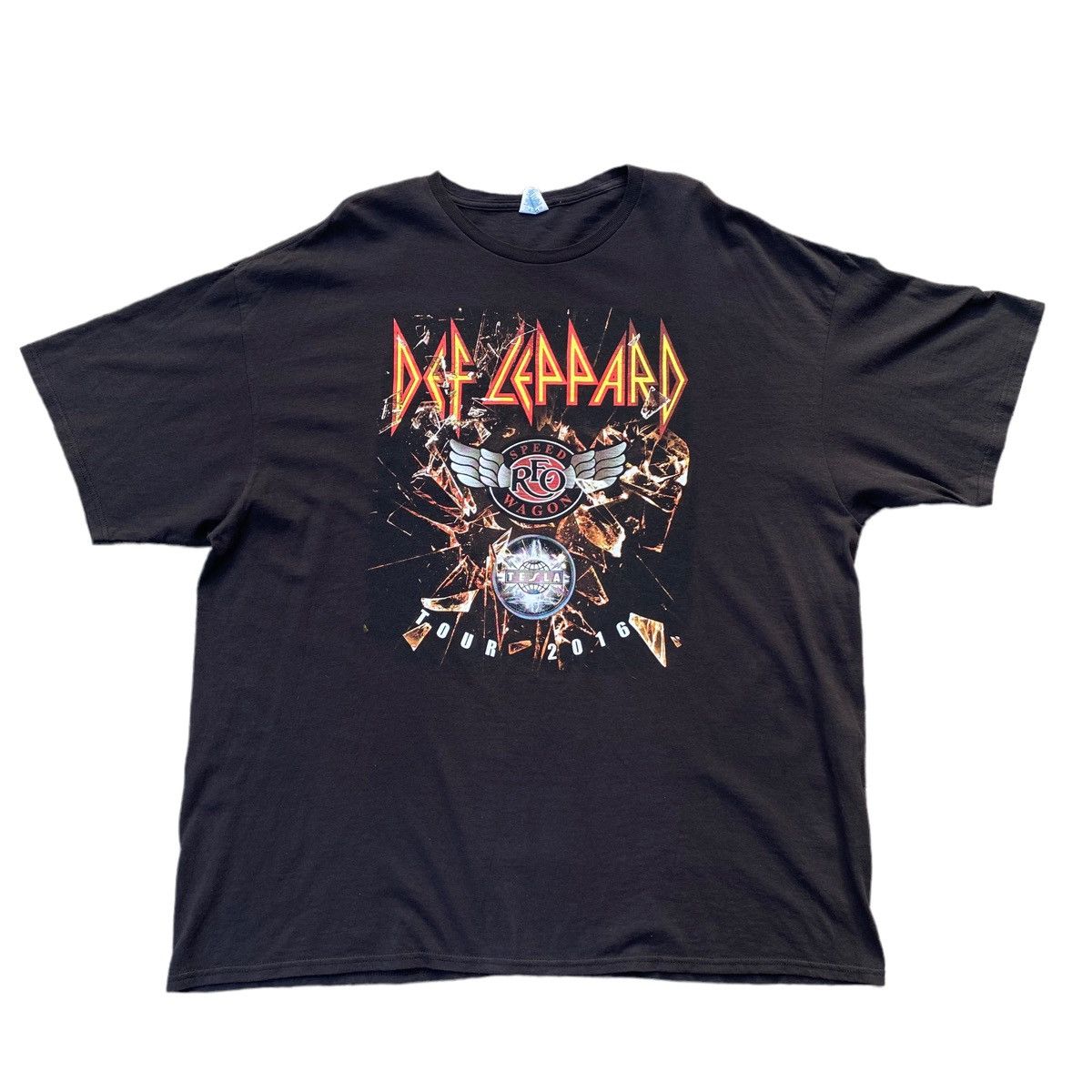 Band Tees Def Leppard Tour Shirt Big Size. #A2 Size US XXL / EU 58 / 5 - 2 Thumbnail