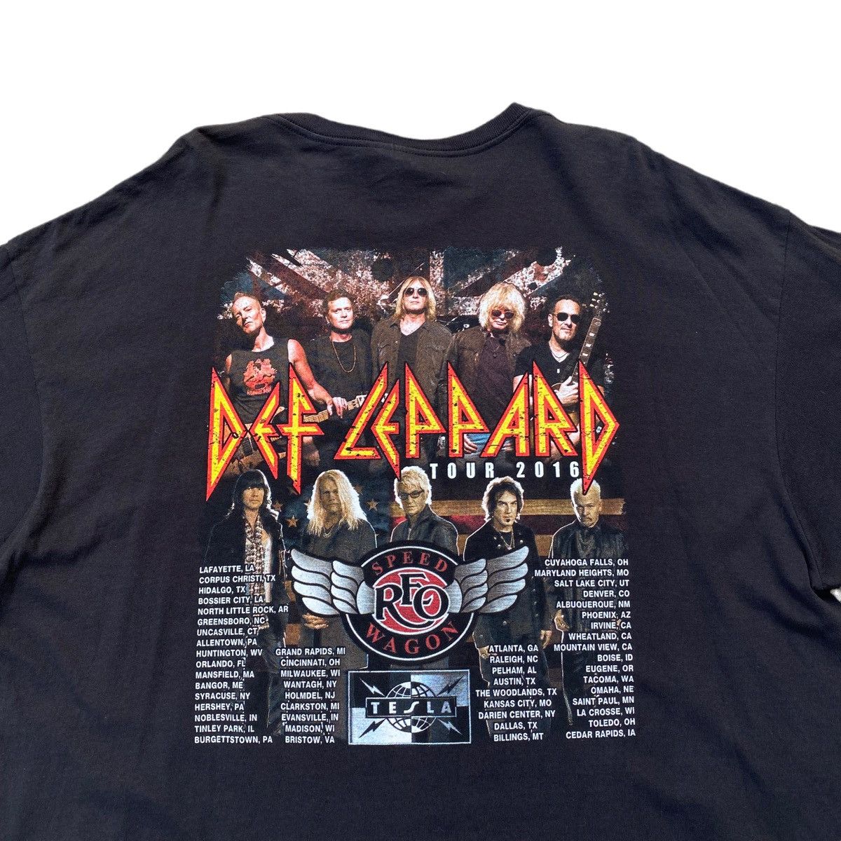 Band Tees Def Leppard Tour Shirt Big Size. #A2 Size US XXL / EU 58 / 5 - 7 Thumbnail