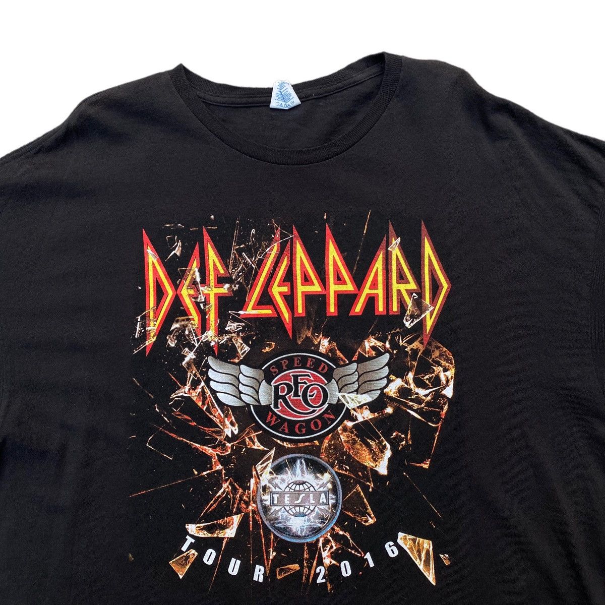 Band Tees Def Leppard Tour Shirt Big Size. #A2 Size US XXL / EU 58 / 5 - 3 Thumbnail