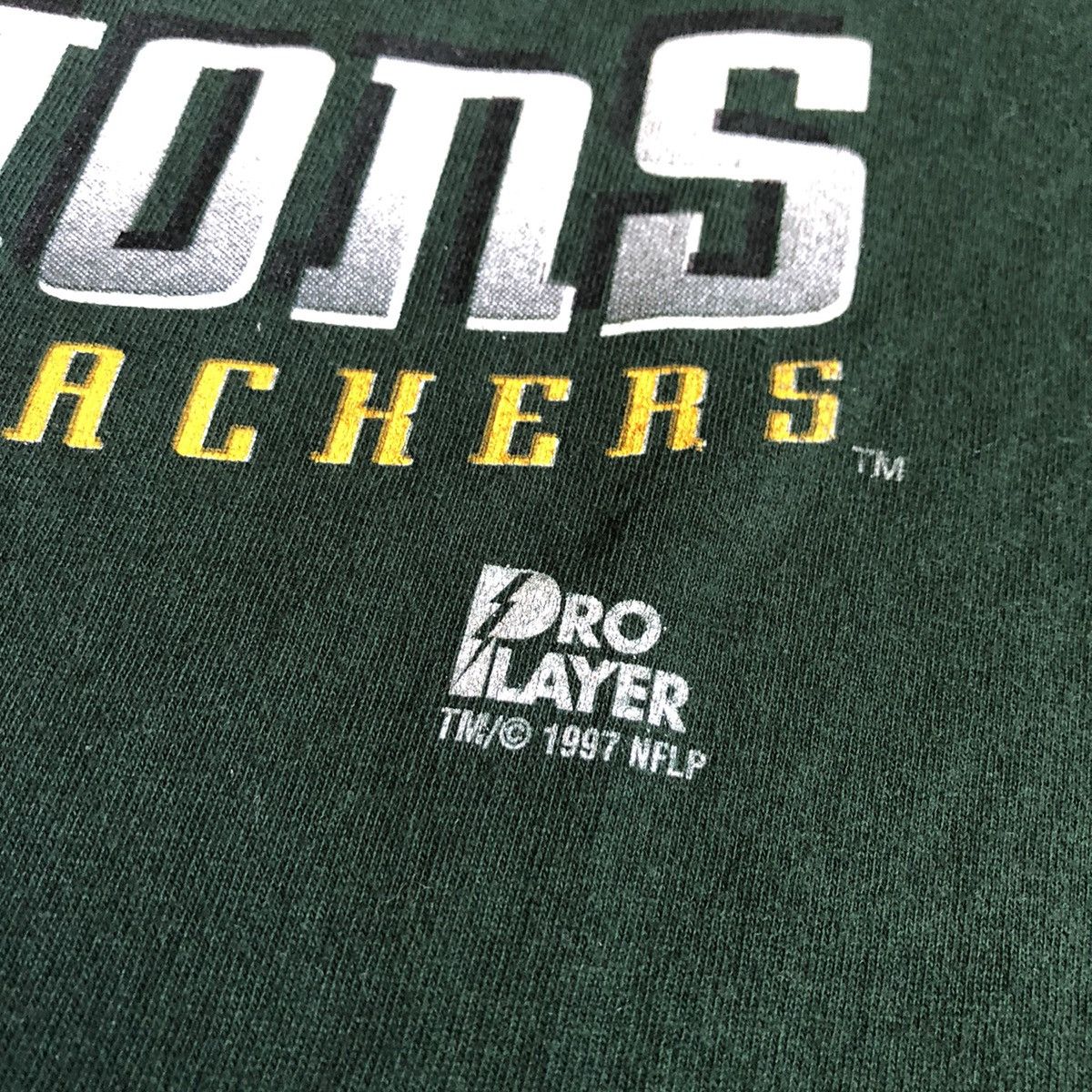 Pro Player Vintage 1990s Green Bay Packers NFL Super Bowl Champions Tee Size US XXL / EU 58 / 5 - 4 Thumbnail